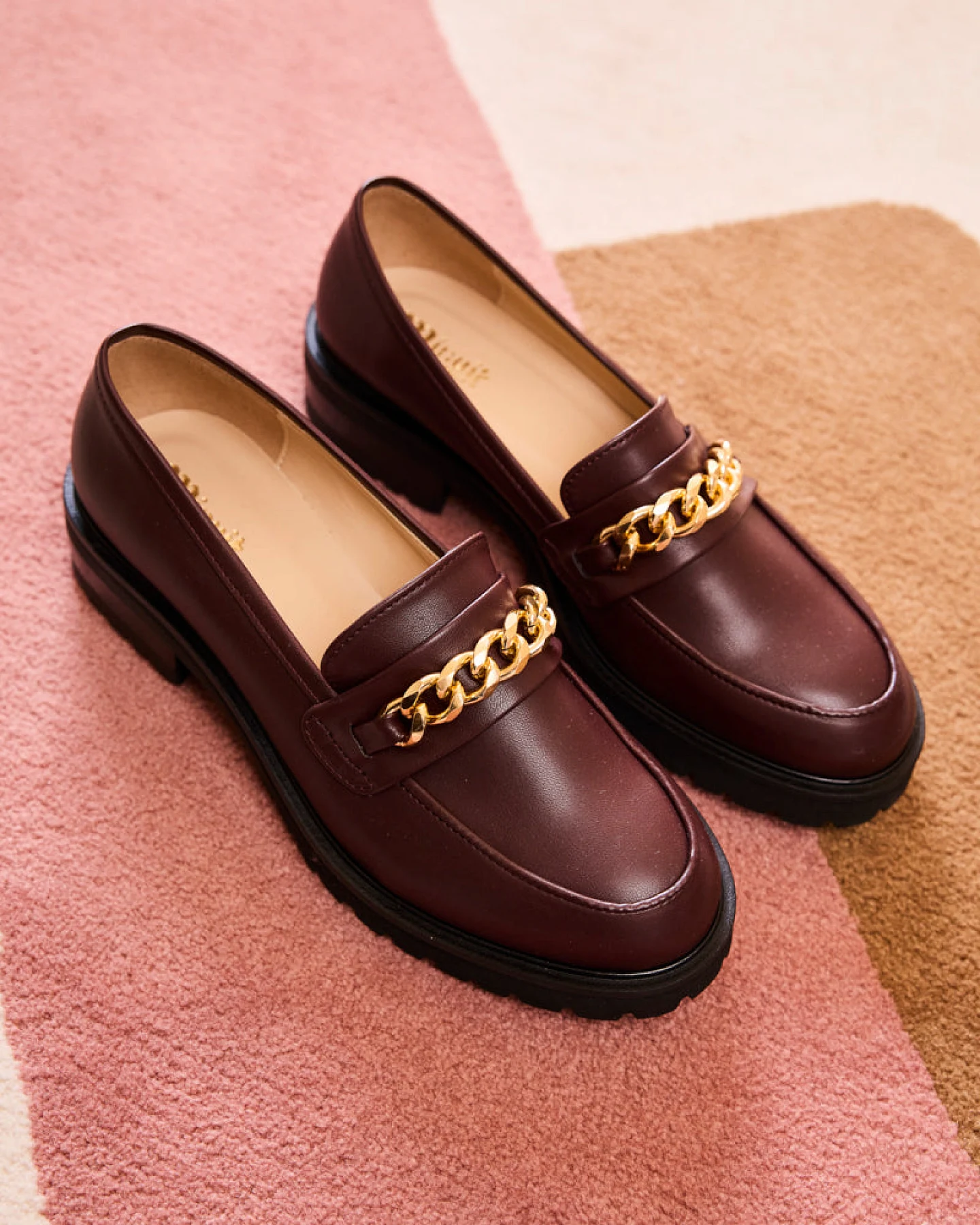 Minuit Sur Terre Damen vegan Loafer Essence Schokoladenbraun – Ansicht 2