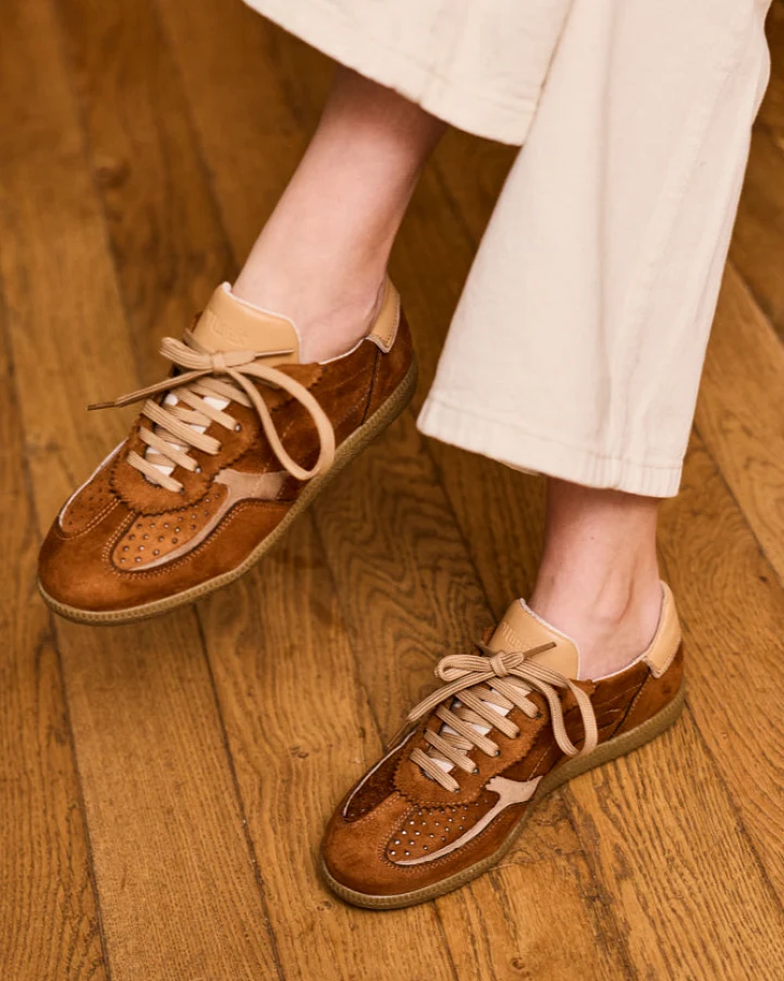 Minuit Sur Terre Herren vegan Sneaker Rive Noisette Braun