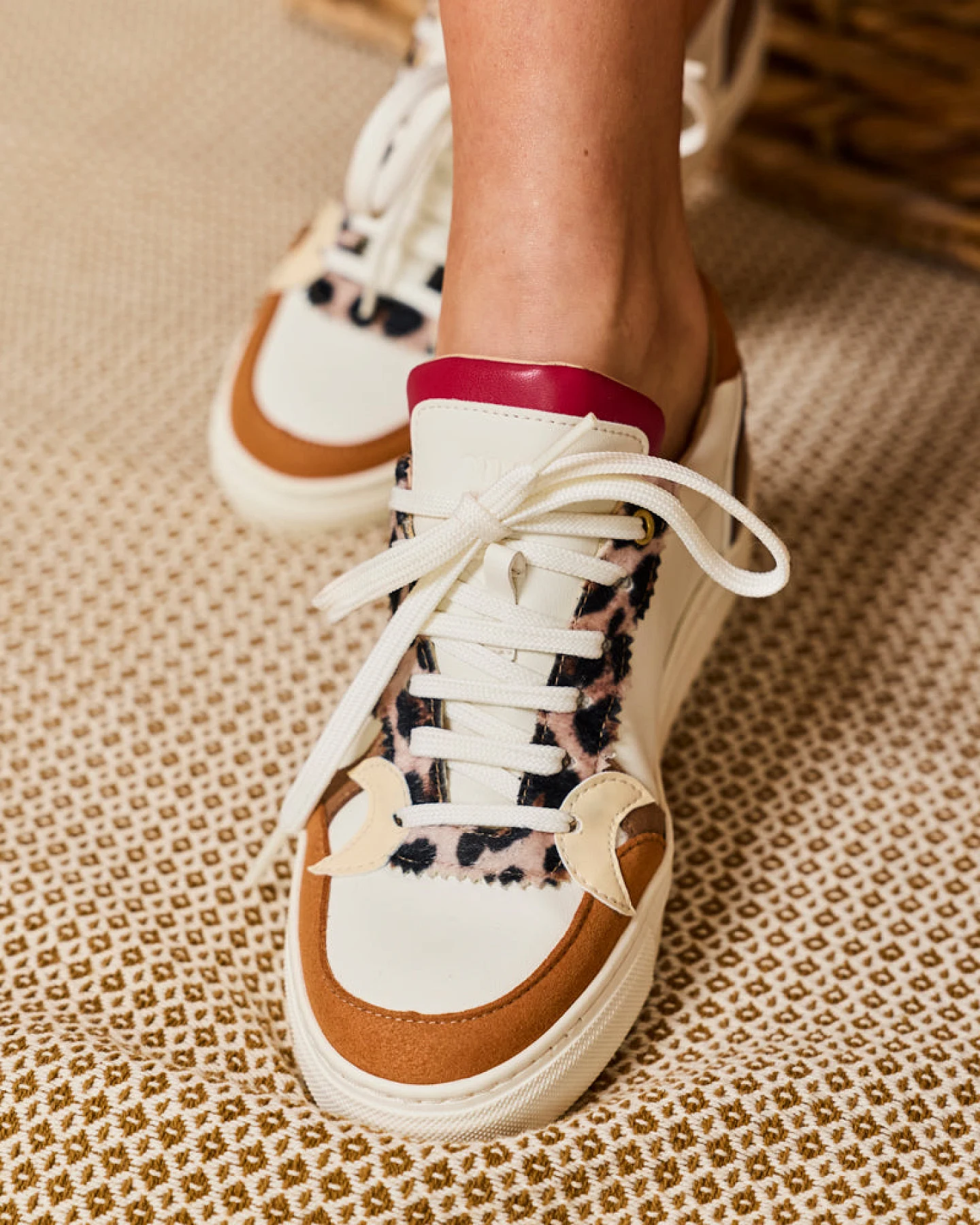 Minuit Sur Terre Damen vegan Sneaker Empreinte Leo – Ansicht 2