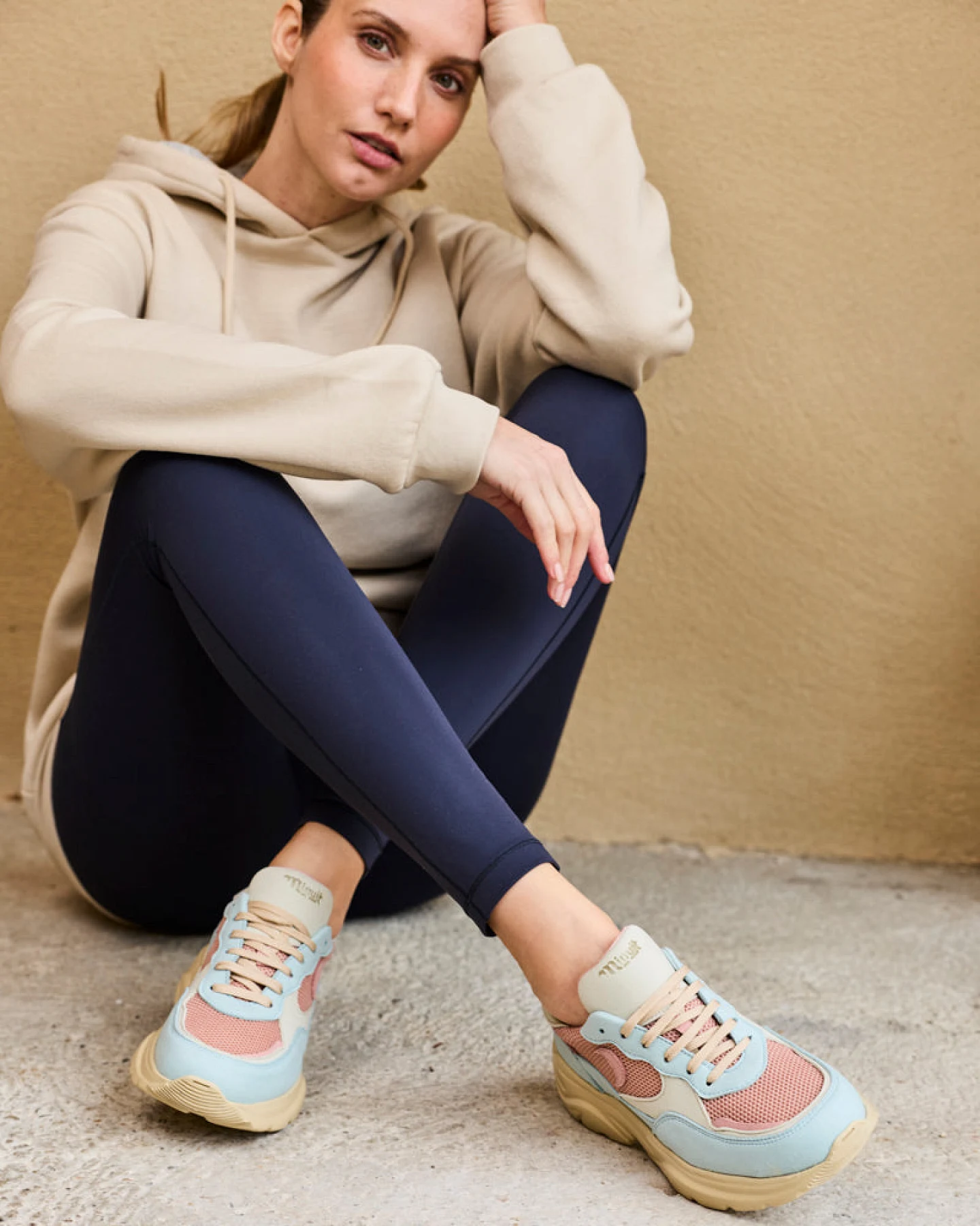 Minuit Sur Terre Damen vegan Sneaker Nuvia Pastell – Ansicht 2