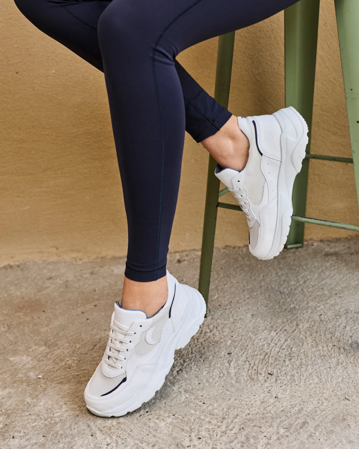 Minuit Sur Terre Herren vegan Sneaker Nuvia Weiß – Ansicht 2