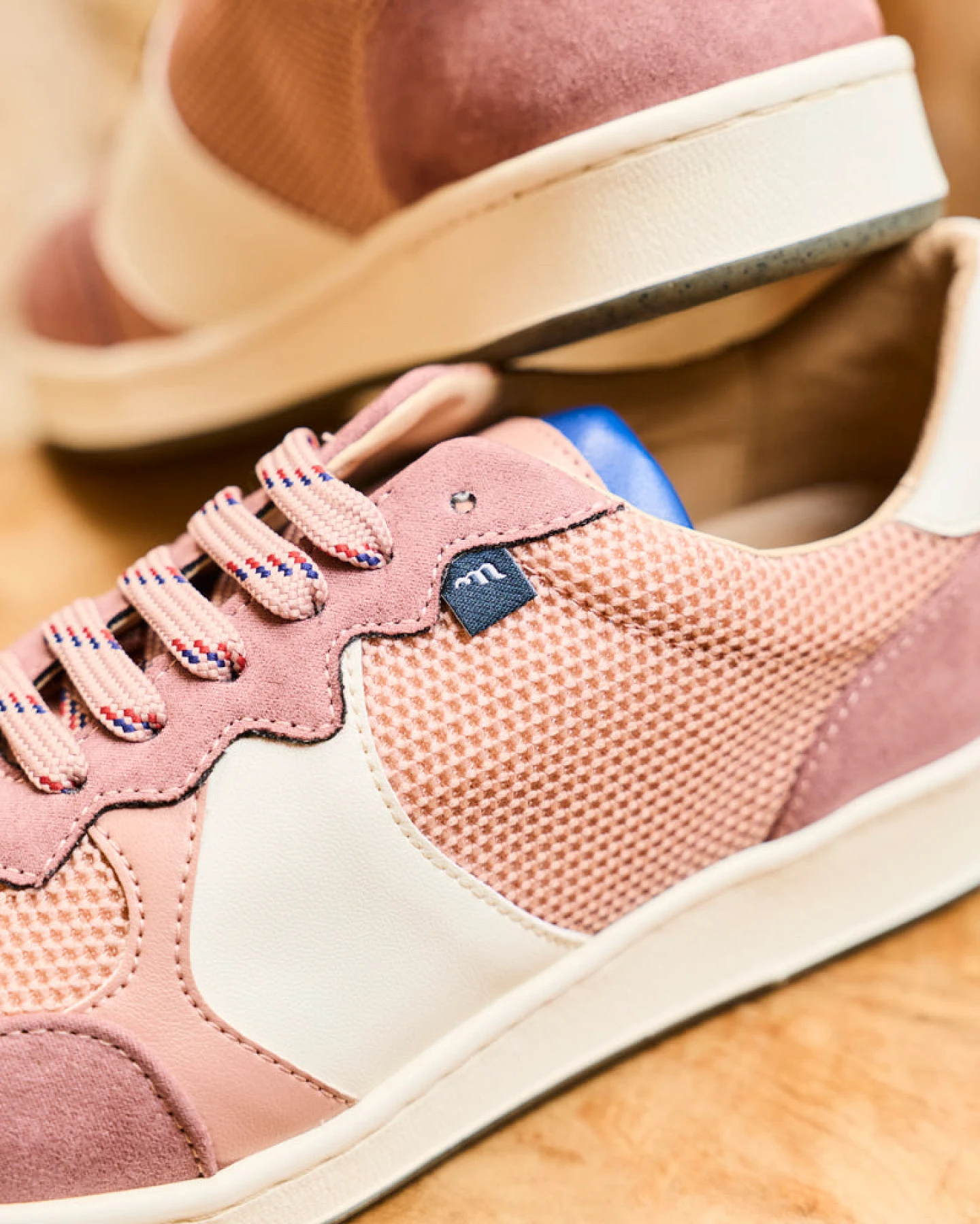 Minuit Sur Terre Damen vegan Sneaker Max Bois De Rose Rosa – Ansicht 2