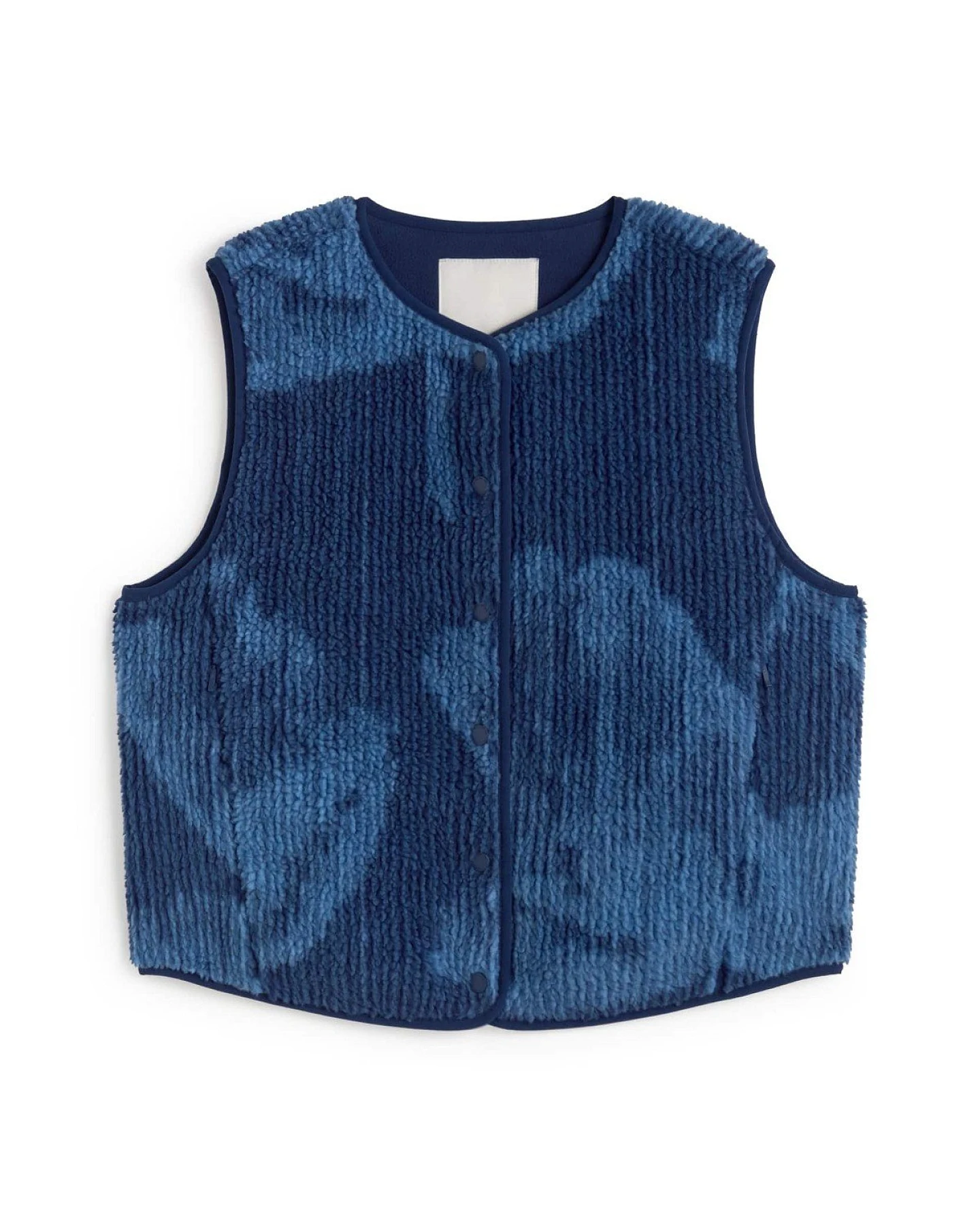 Weste Jay Lotus Jacquard Blau – Ansicht 5