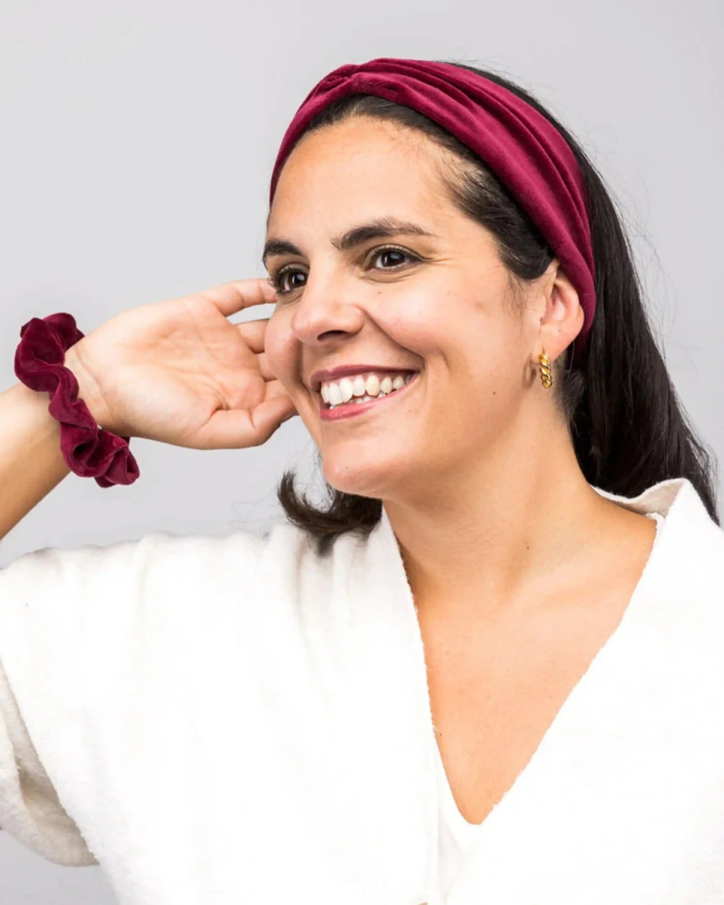Haarband Bow Bio Samt – Ansicht 4