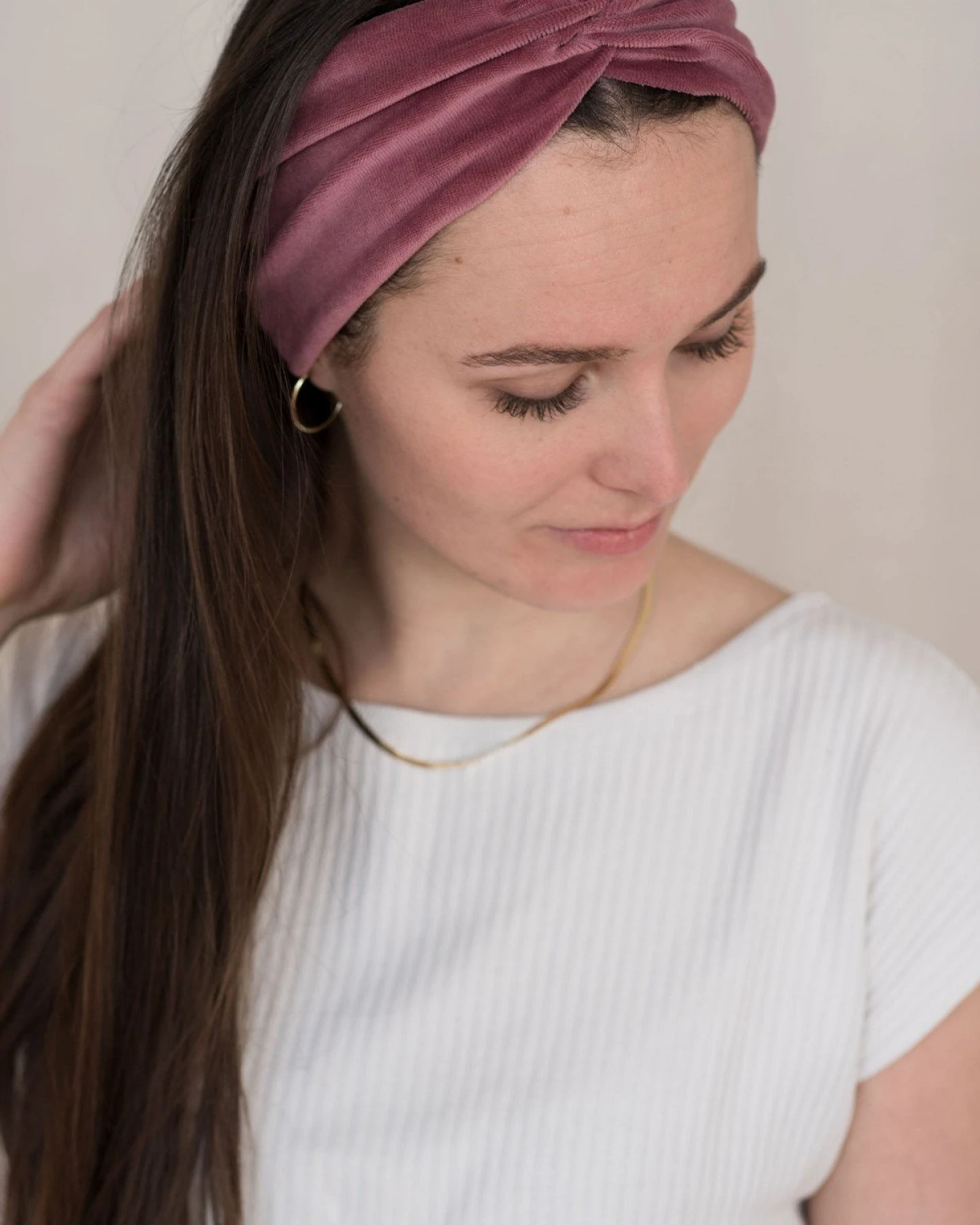 Haarband Bow Bio Samt – Ansicht 4