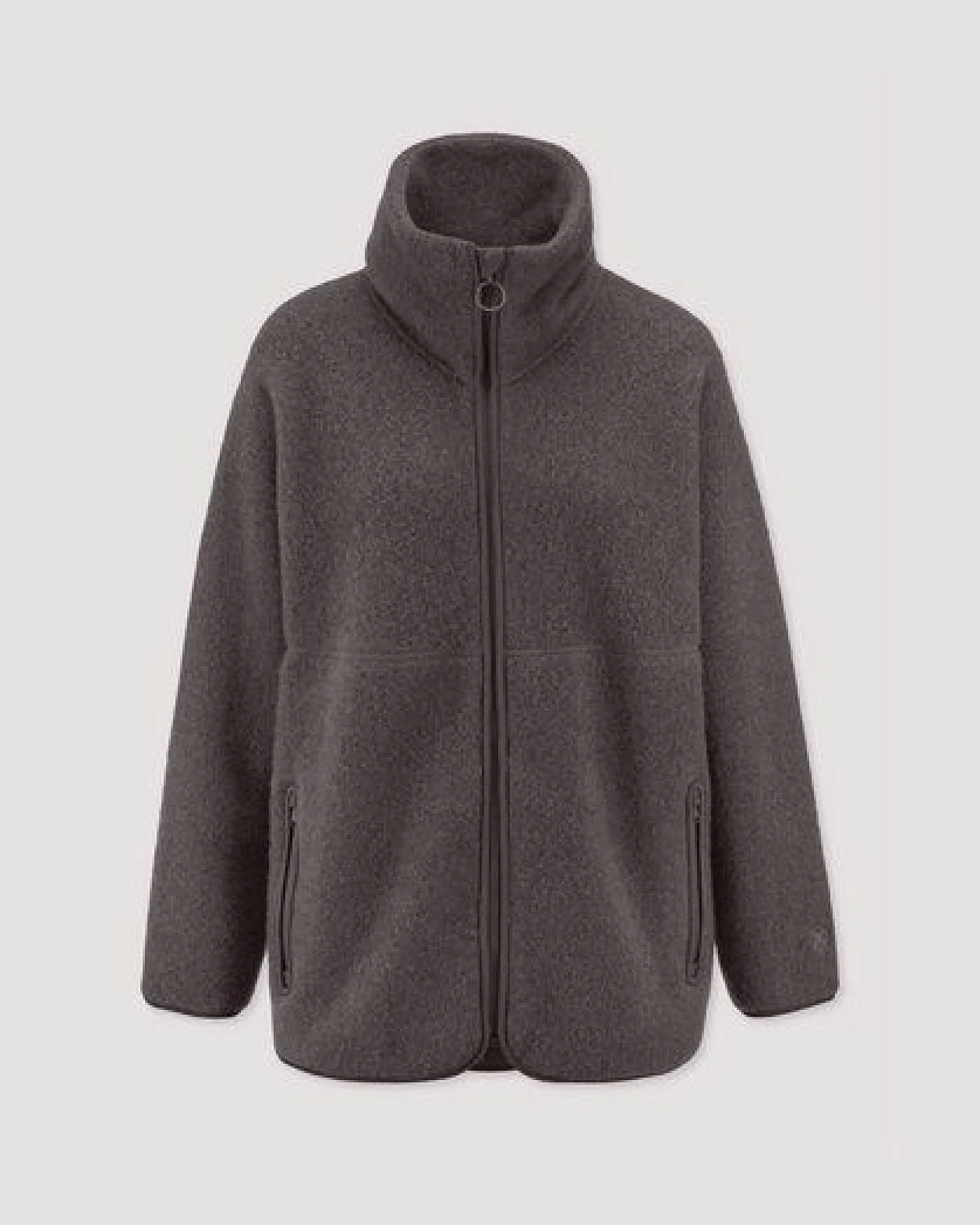 hessnatur Wollfleece Jacke Oversized aus reiner Bio-Merinowolle – Ansicht 4