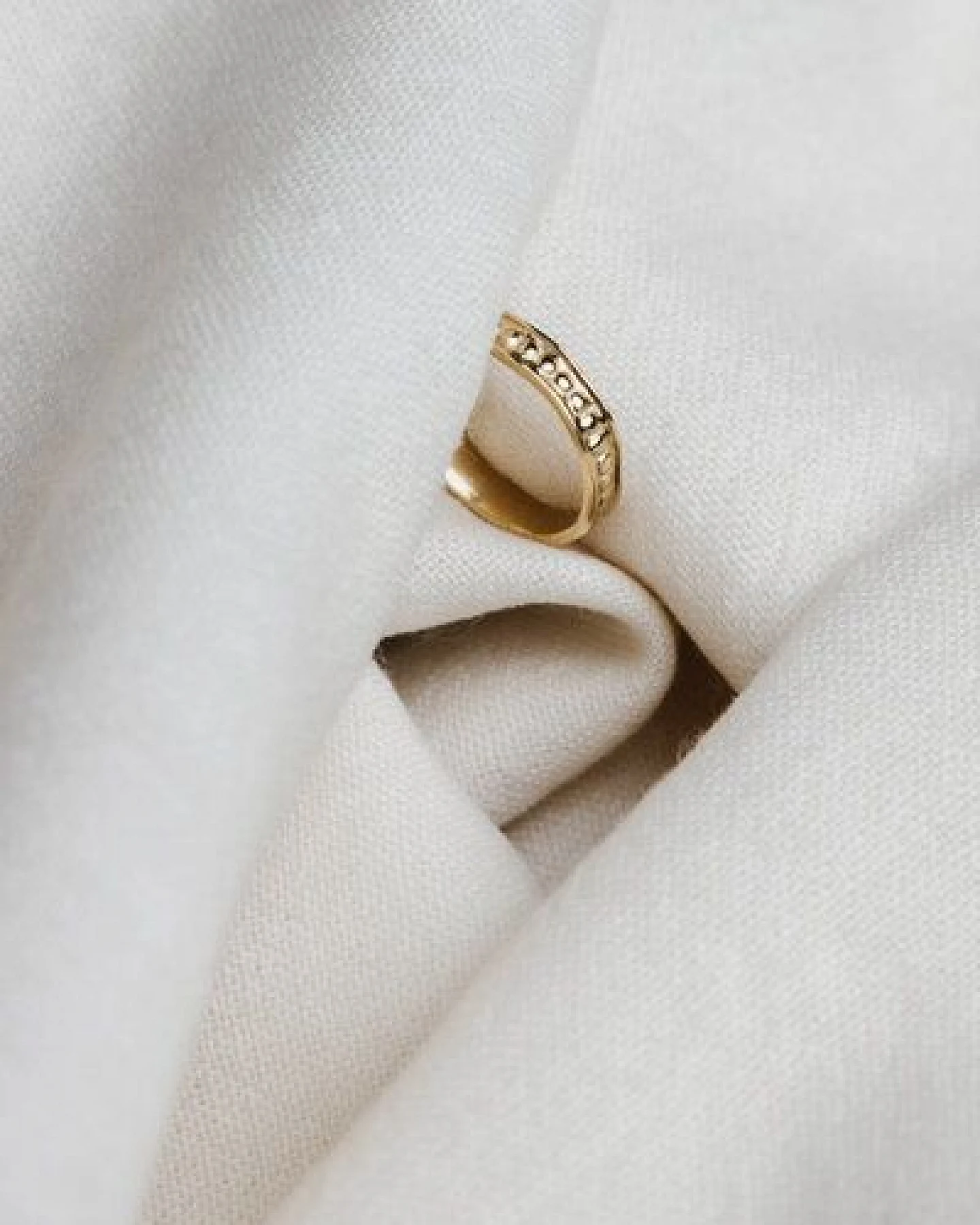 Jyoti - Fair Works Ring Jalore Messing – Ansicht 2