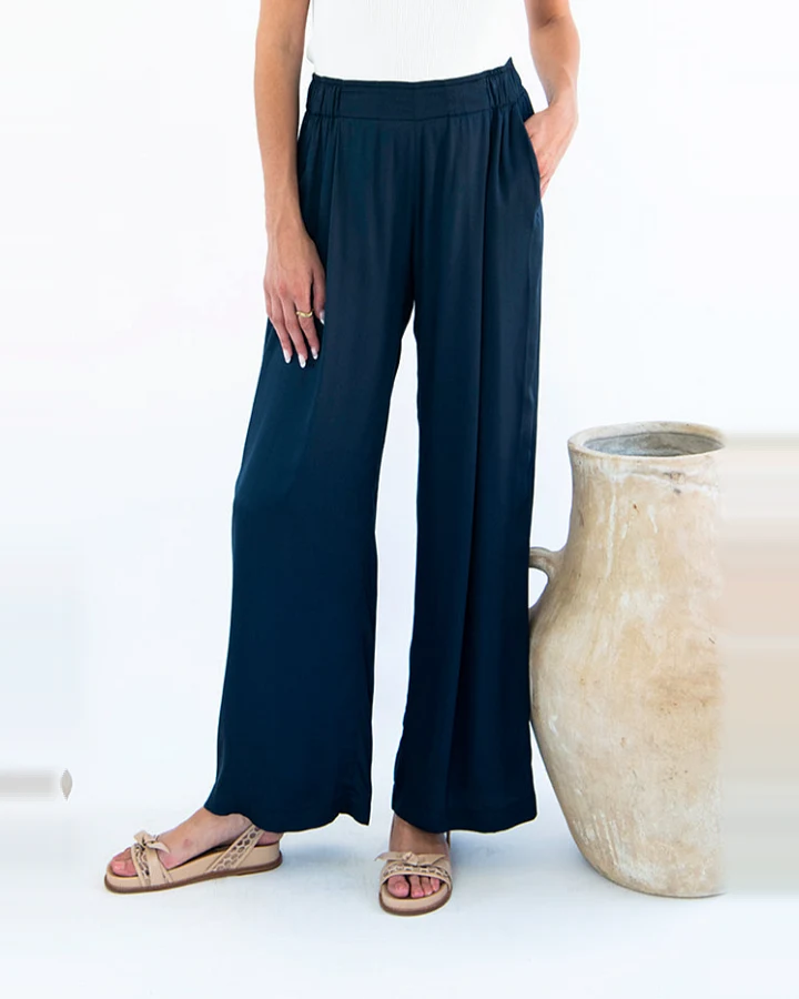 Neu Nomads Damen vegan Hose Garbo Mitternacht