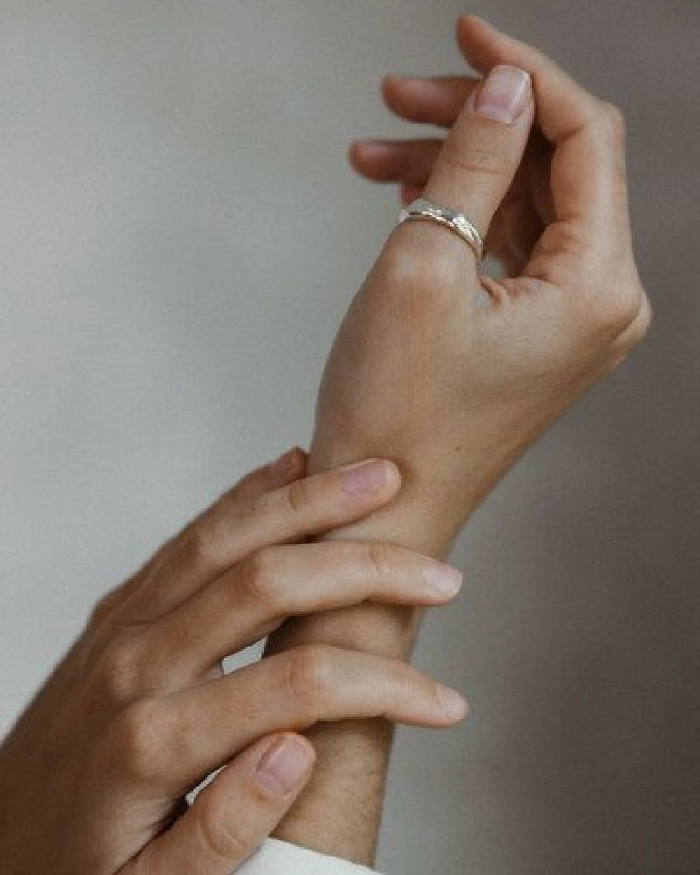 Jyoti - Fair Works Ring Bunai Messing/ Silber – Ansicht 3