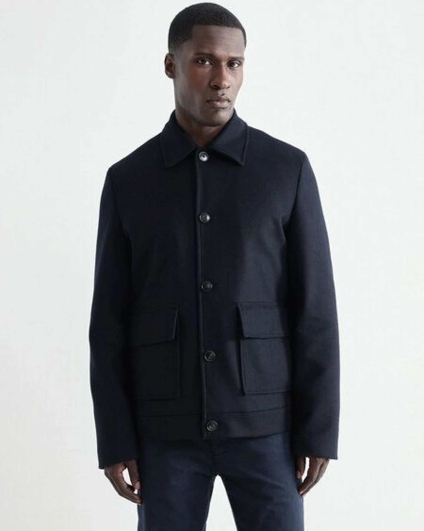 LANIUS Caban Jacke aus Schurwolle – Ansicht 2