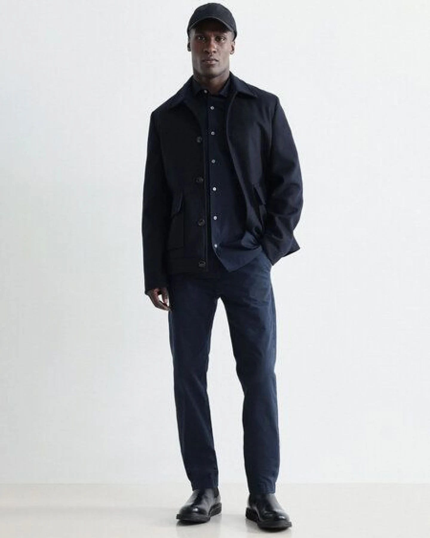 LANIUS Caban Jacke aus Schurwolle – Ansicht 3