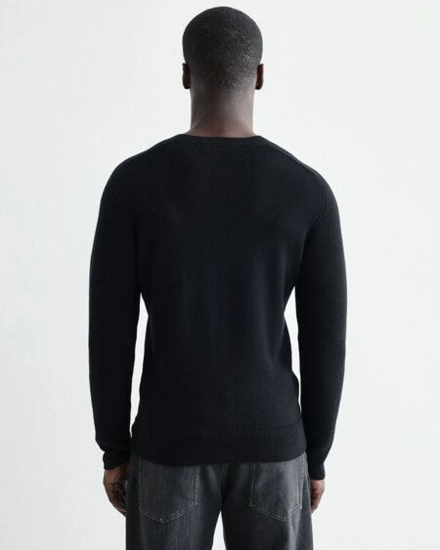LANIUS Raglanpullover Regular (GOTS) aus Schurwolle – Ansicht 4