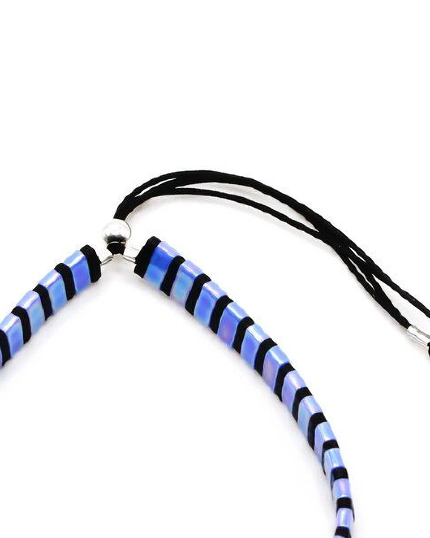 juni Lila Blaues Armband Periwinkle - optional als Set - handgemacht in Deutschland – Ansicht 4