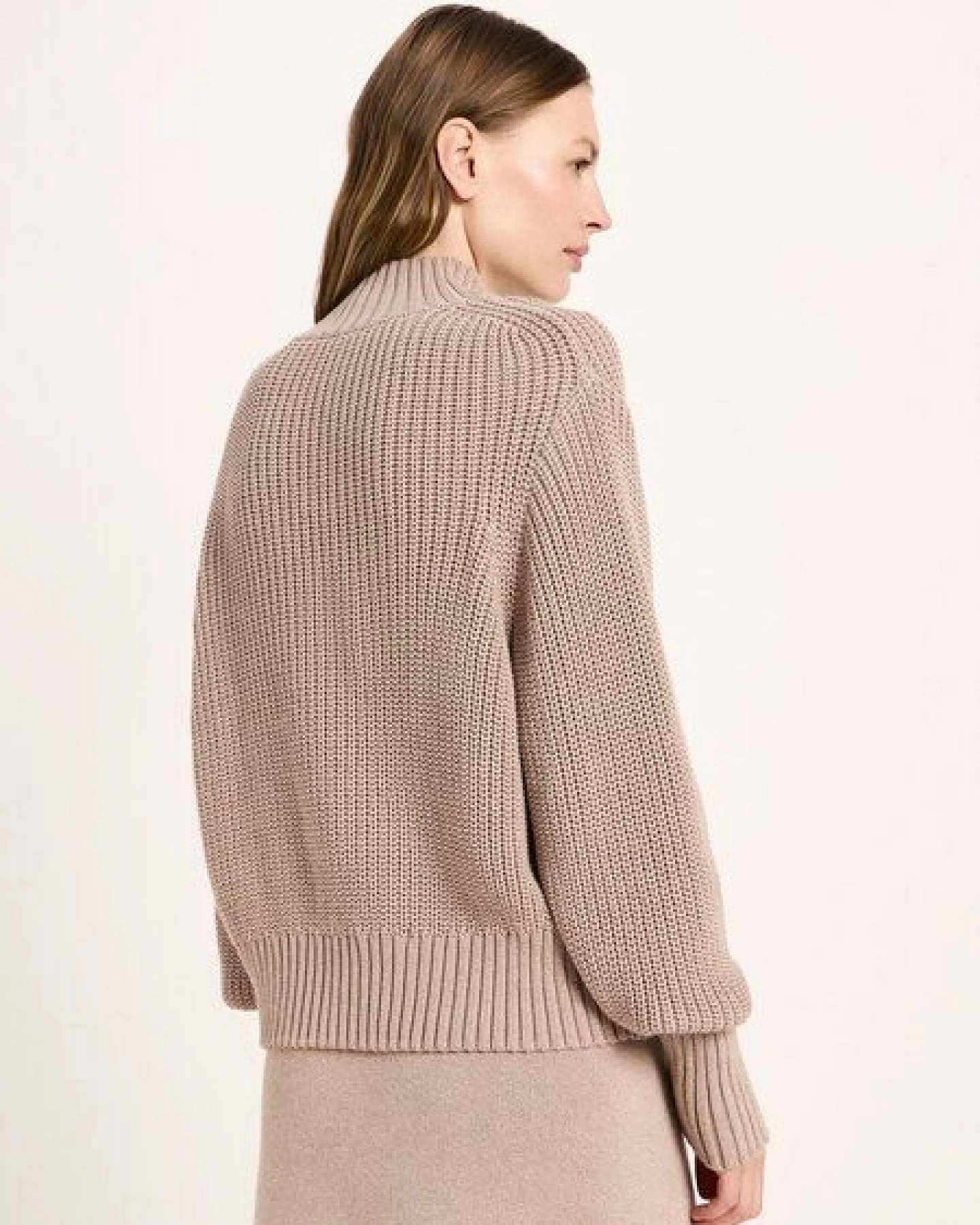 LANIUS Grobstrickpullover (GOTS) aus Bio-Baumwolle – Ansicht 4