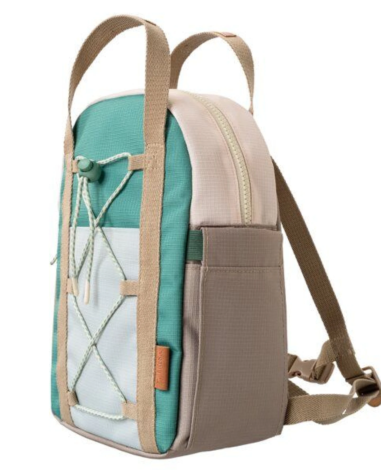 Fresk Kinderrucksack Outdoors klein – Colourblock mit Brustgurt – Ansicht 2