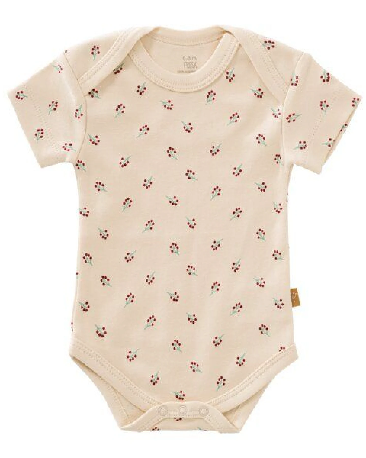 Fresk Baby-Body kurzarm – 100 % Bio-Baumwolle, mit Druckknöpfen – Ansicht 2