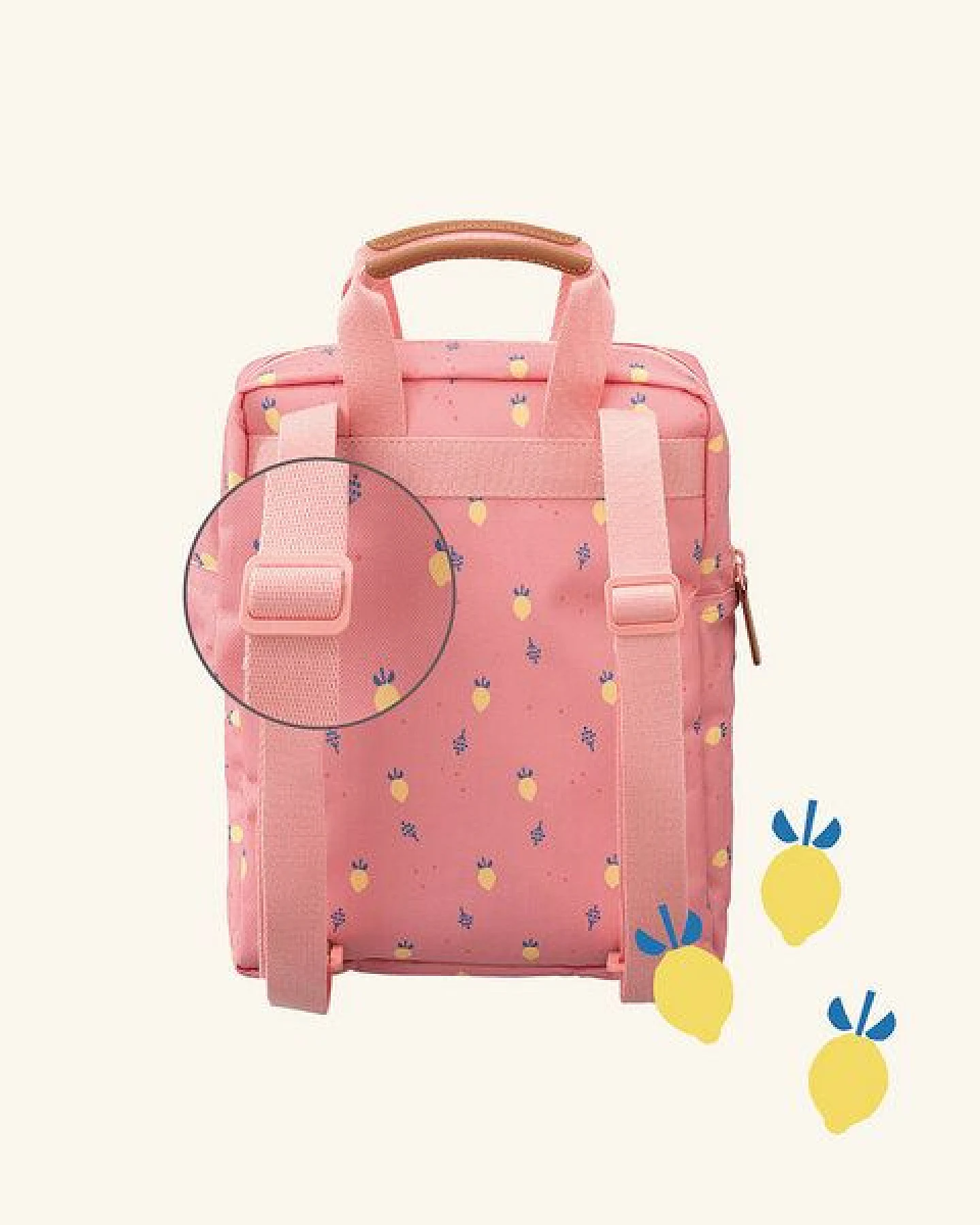 Fresk Kinderrucksack 28 × 21 × 8 cm – wasserabweisend, mit Namensschild – Ansicht 3