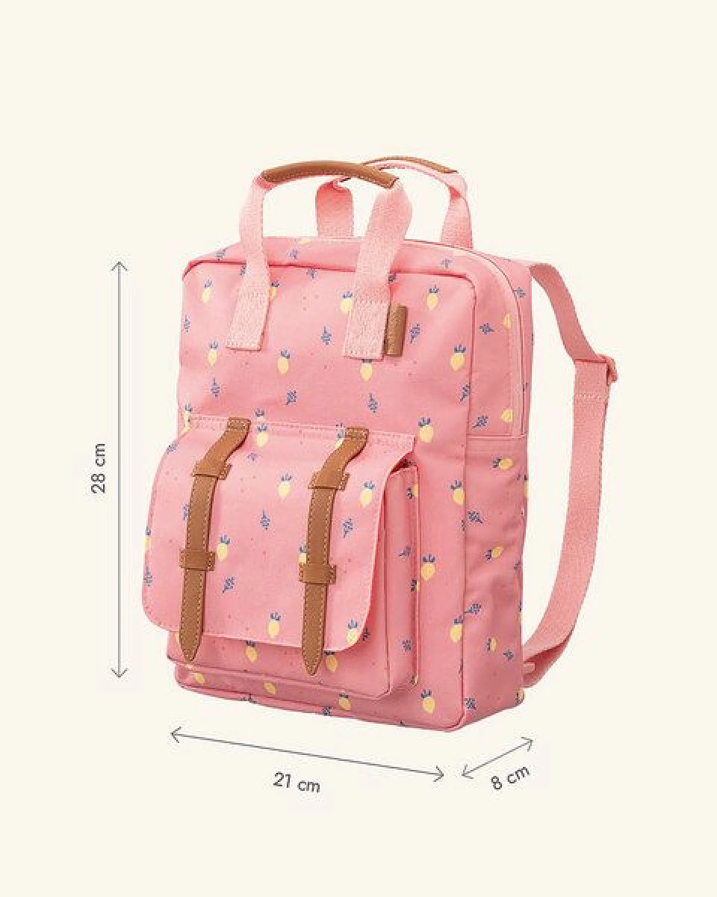 Fresk Kinderrucksack 28 × 21 × 8 cm – wasserabweisend, mit Namensschild – Ansicht 4