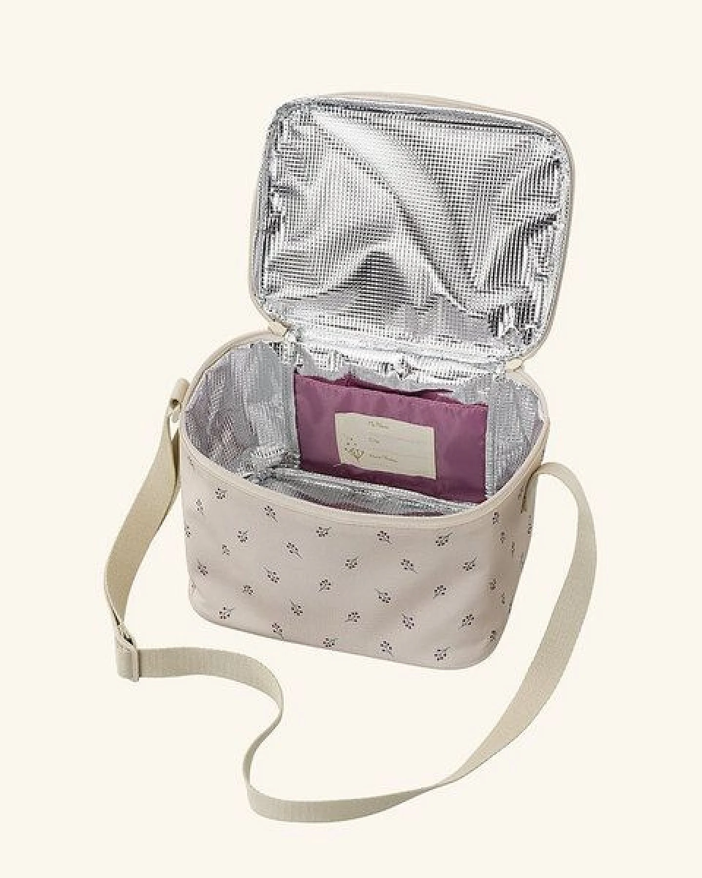 Fresk Kühltasche groß – 22 × 17 × 15 cm, mit Schultergurt und Namensschild – Ansicht 2