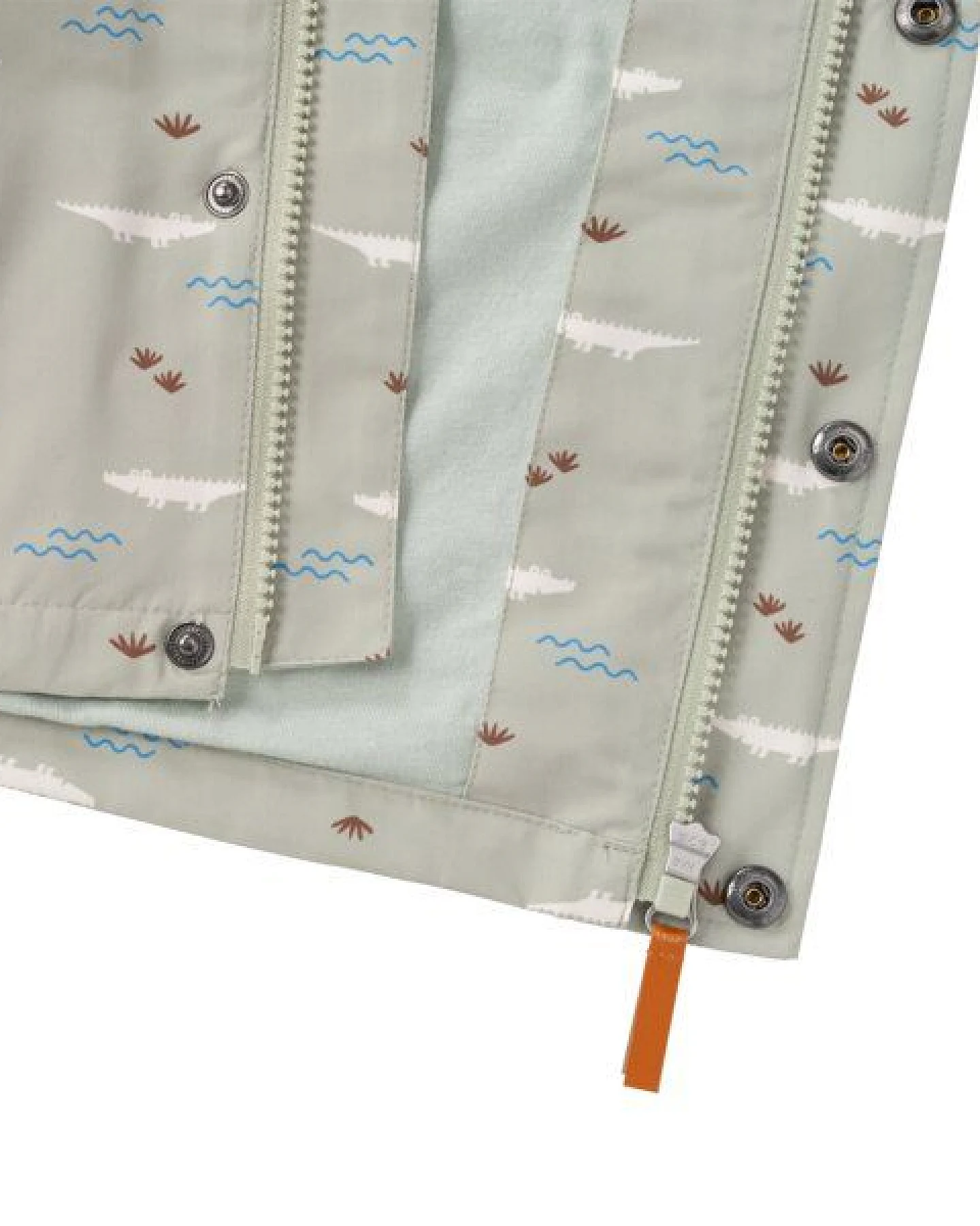 Fresk Regenjacke für Kinder – recyceltes Polyester, mit Kapuze, Gr. 1–6 Jahre – Ansicht 2