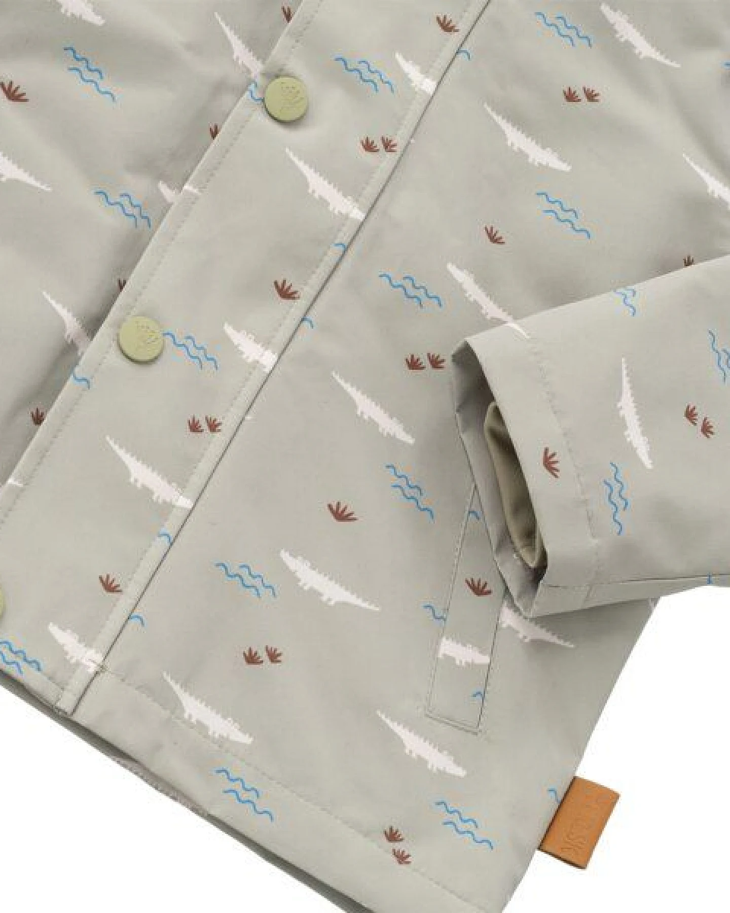 Fresk Regenjacke für Kinder – recyceltes Polyester, mit Kapuze, Gr. 1–6 Jahre – Ansicht 3