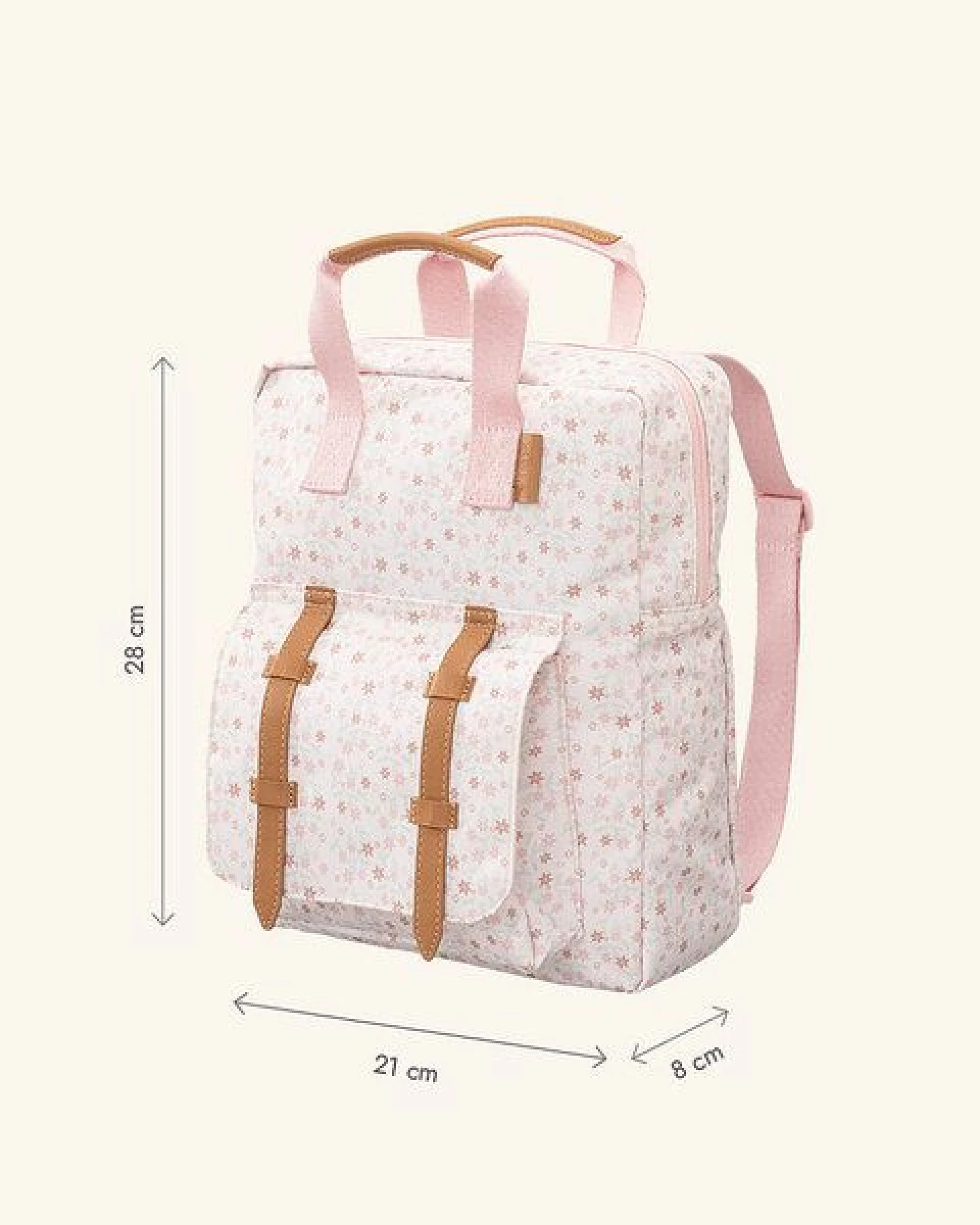 Fresk Kinderrucksack 28 × 21 × 8 cm – wasserabweisend, mit Namensschild – Ansicht 4