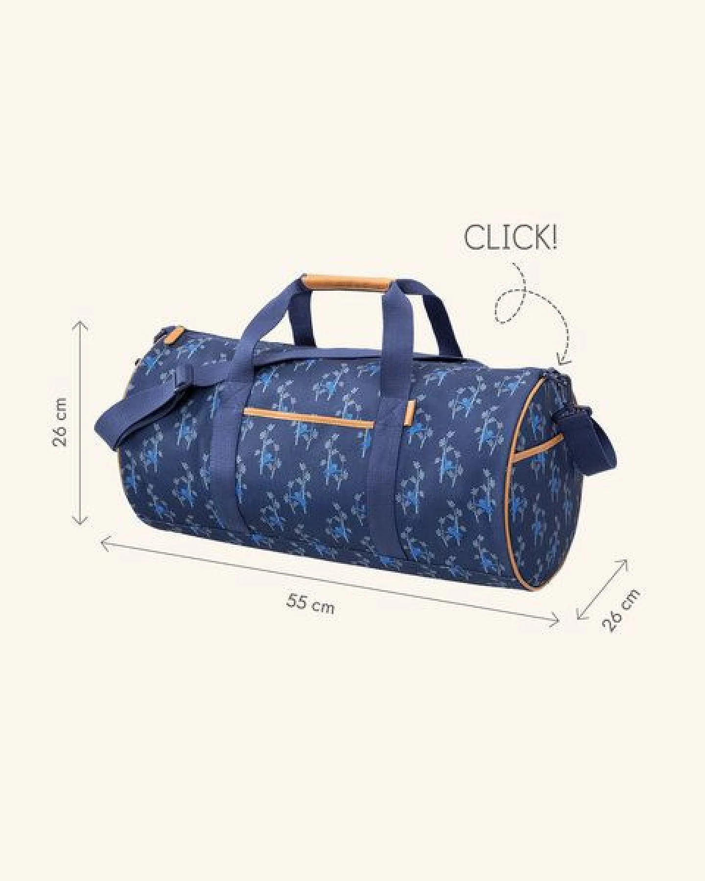 Fresk Reisetasche 55 cm – großer Weekender mit Schultergurt – Ansicht 2