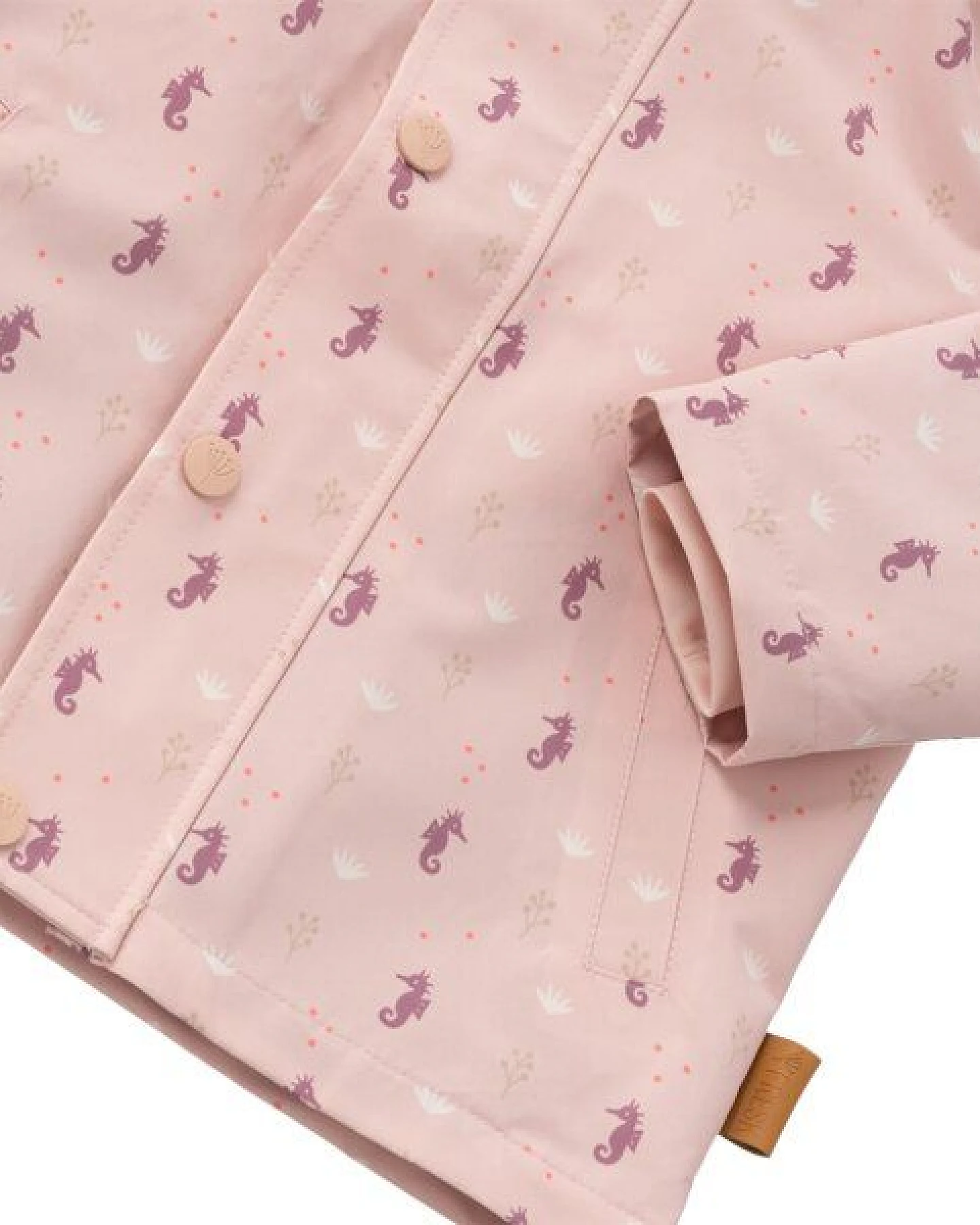 Fresk Regenjacke für Kinder – recyceltes Polyester, mit Kapuze, Gr. 1–6 Jahre – Ansicht 3