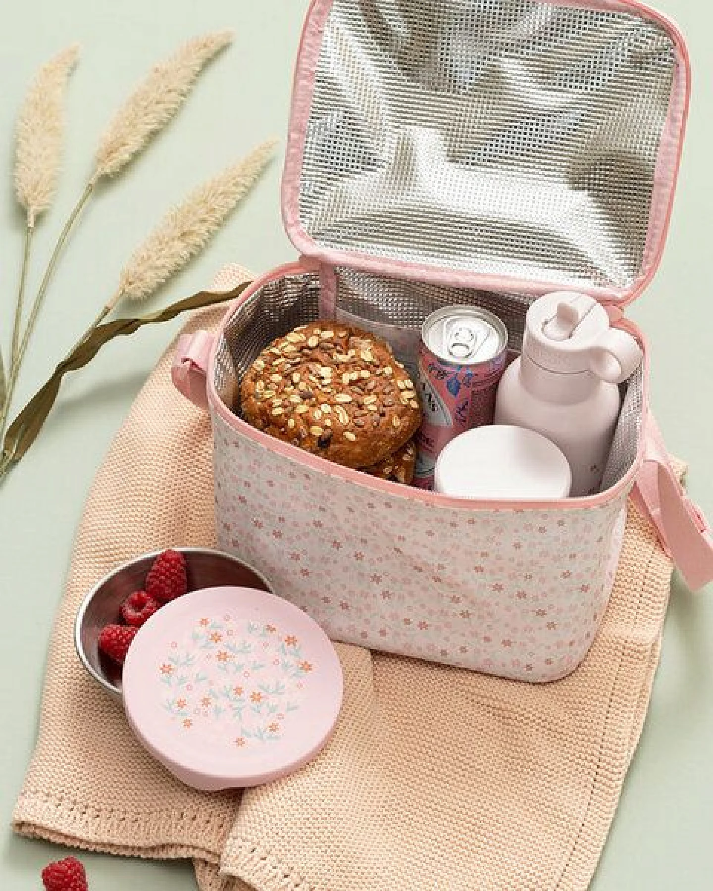 Fresk Kühltasche groß – 22 × 17 × 15 cm, mit Schultergurt und Namensschild – Ansicht 2