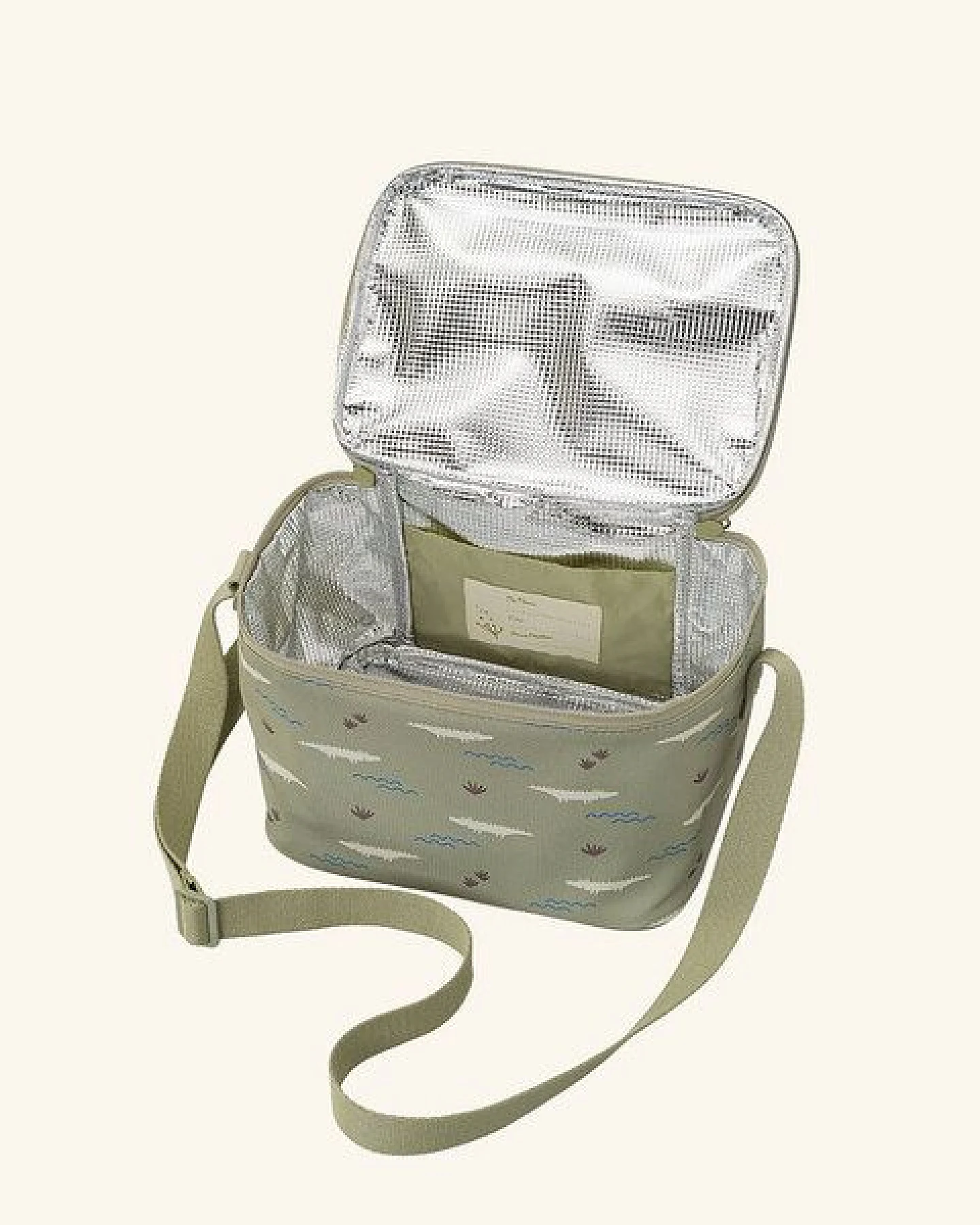 Fresk Kühltasche groß – 22 × 17 × 15 cm, mit Schultergurt und Namensschild – Ansicht 2