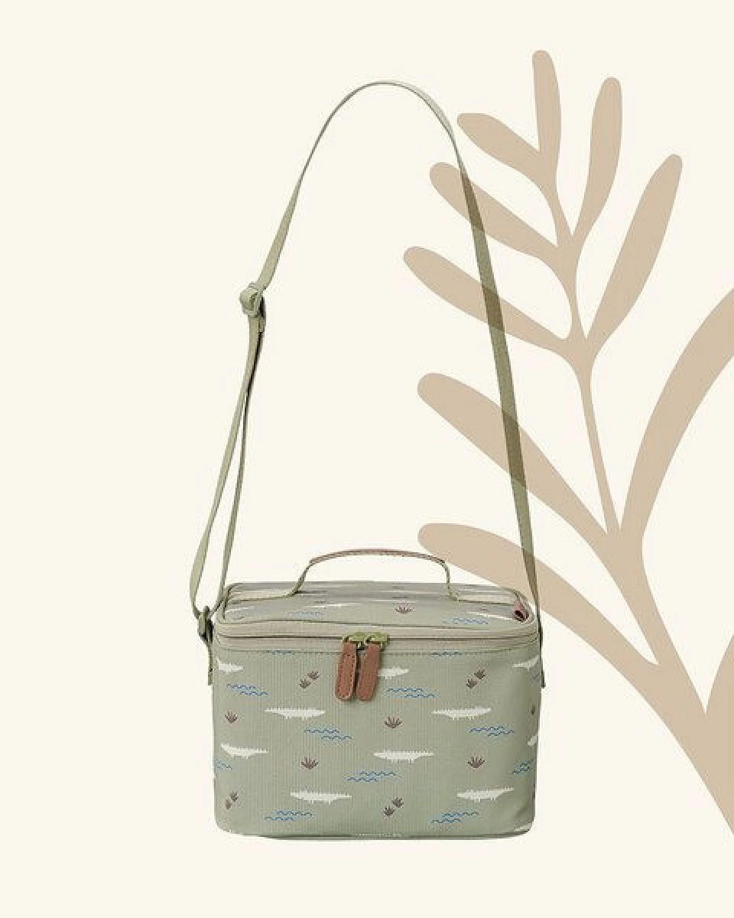 Fresk Kühltasche groß – 22 × 17 × 15 cm, mit Schultergurt und Namensschild – Ansicht 3