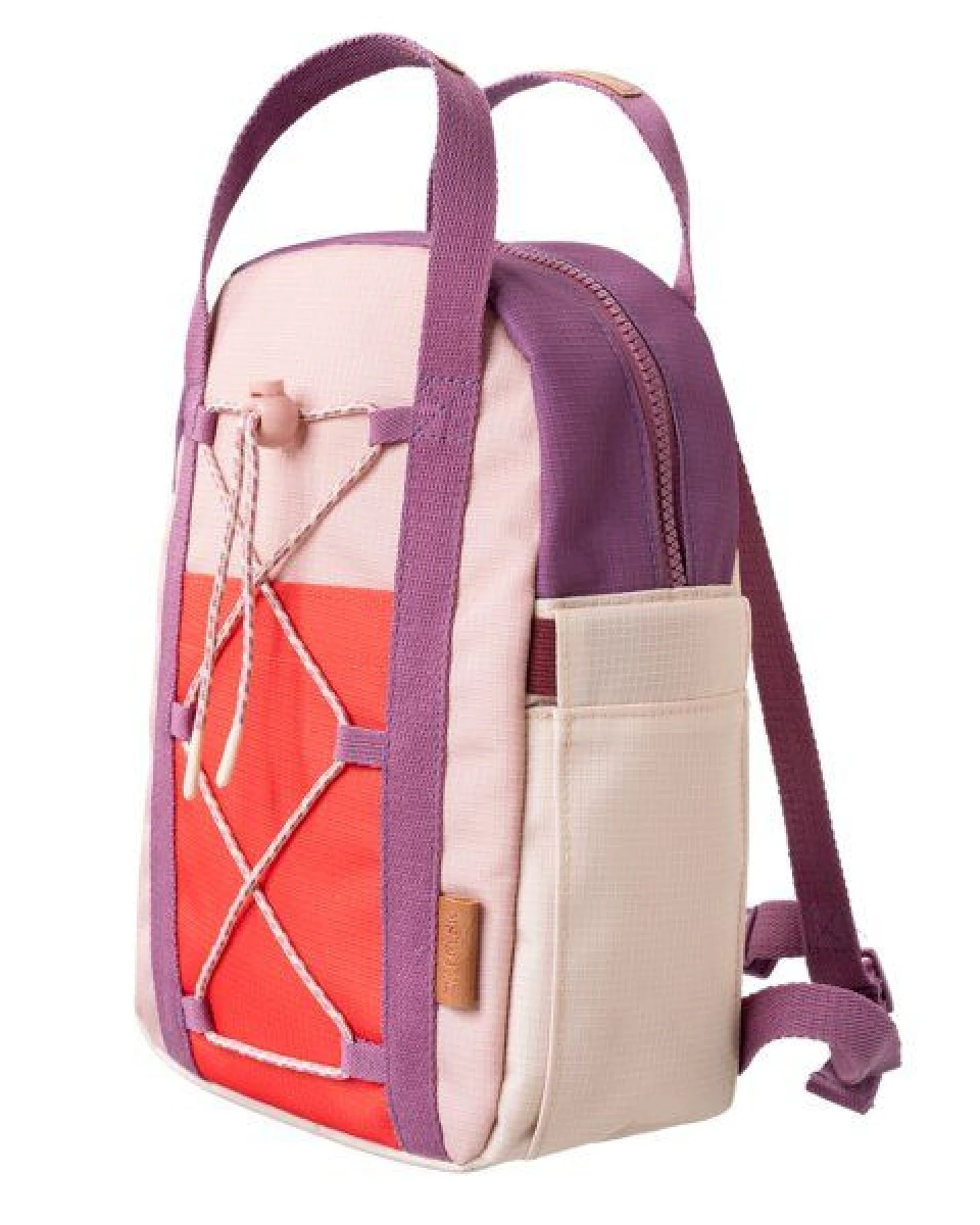 Fresk Kinderrucksack Outdoors klein – Colourblock mit Brustgurt – Ansicht 2