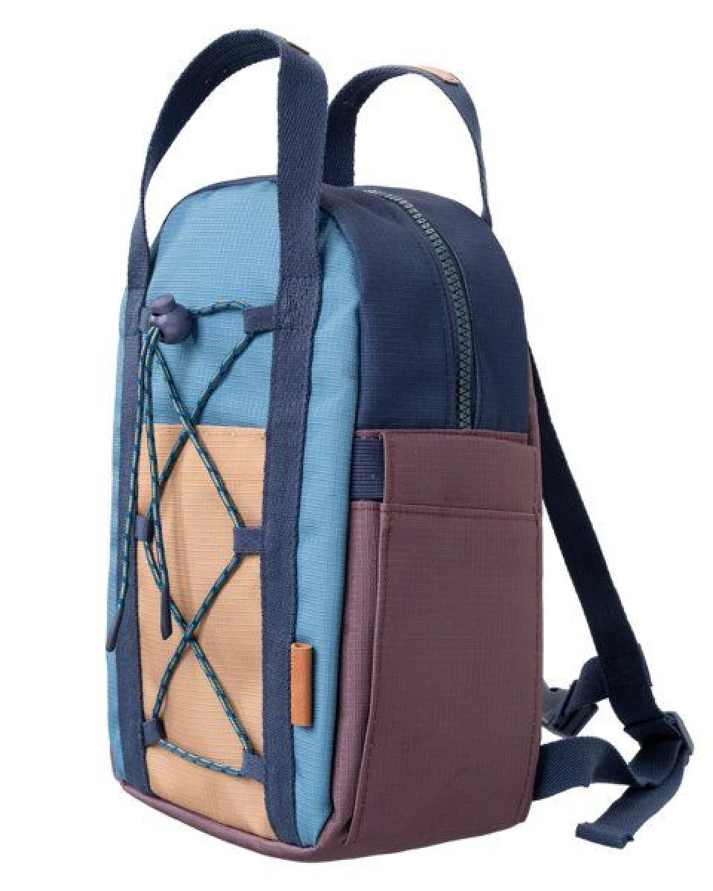 Fresk Kinderrucksack Outdoors klein – Colourblock mit Brustgurt – Ansicht 2