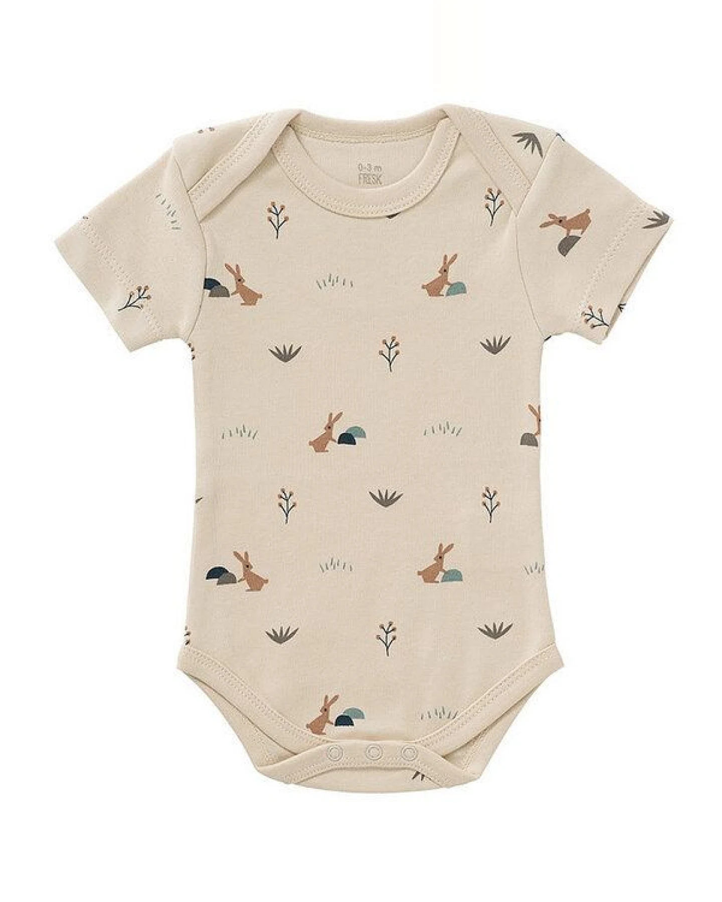 Fresk Baby-Body kurzarm – 100 % Bio-Baumwolle, mit Druckknöpfen – Ansicht 2