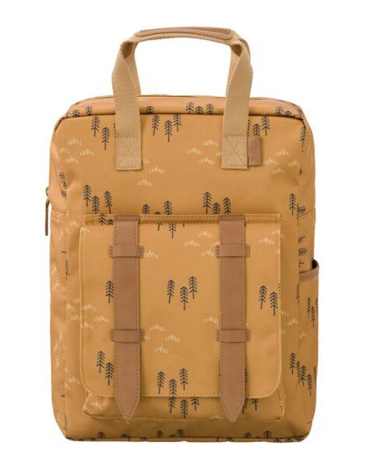 Fresk Kleiner Rucksack für Kinder Woods Spruce Yellow Gelb