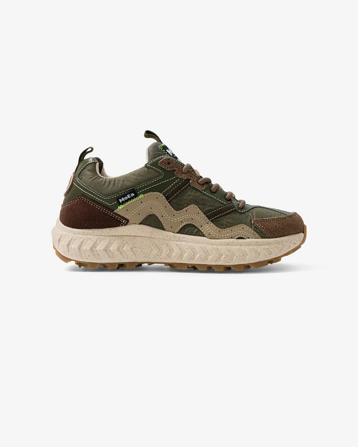 MoEa Herren vegan Sneaker Gen7 Cactus Combo Grün Und Taupe