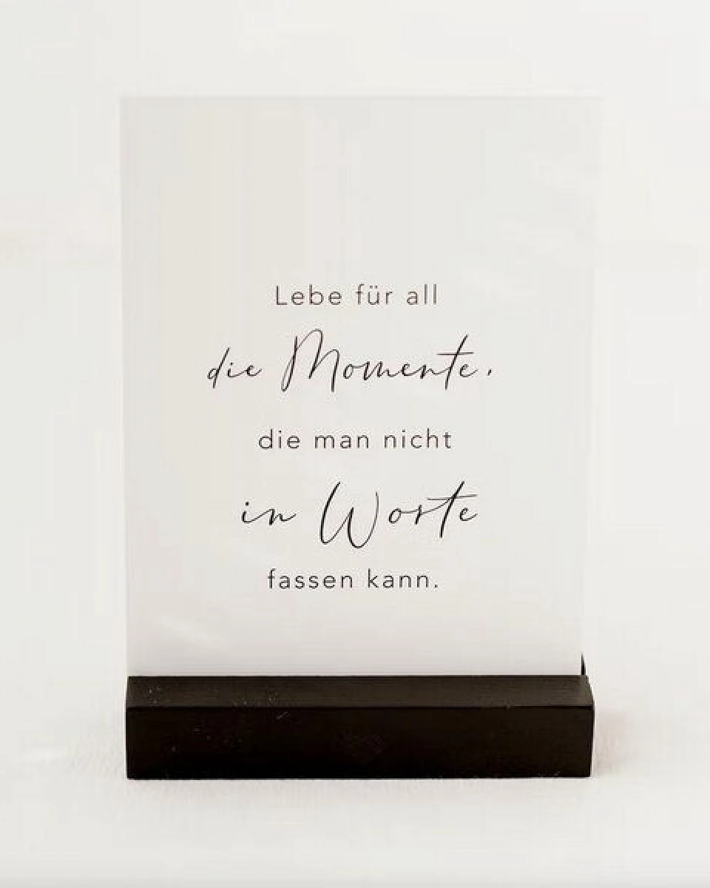 Eulenschnitt Spruchkarte A6 – Ansicht 2