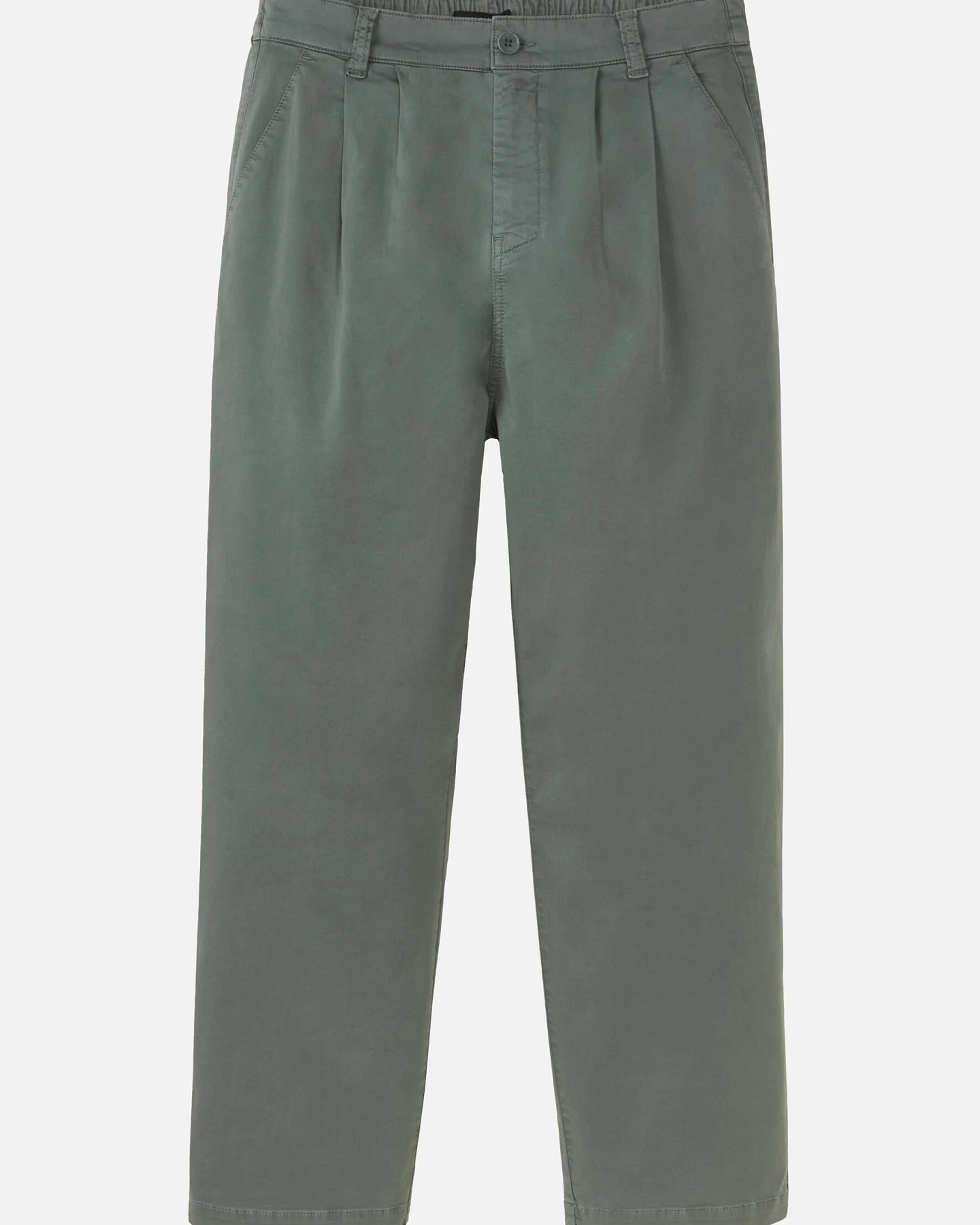 Recolution Herren vegan Chinohose Catmint Eukalyptusgrün – Ansicht 2