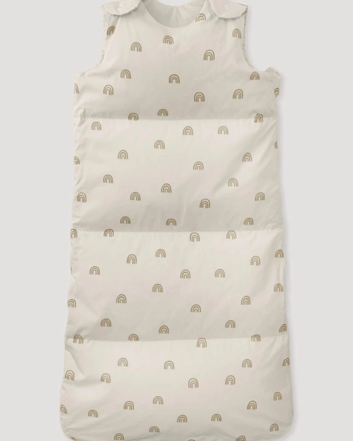hessnatur Baby Daunenschlafsack mit reiner Bio-Baumwolle TOG 4,0 - natur - Größe 70cm