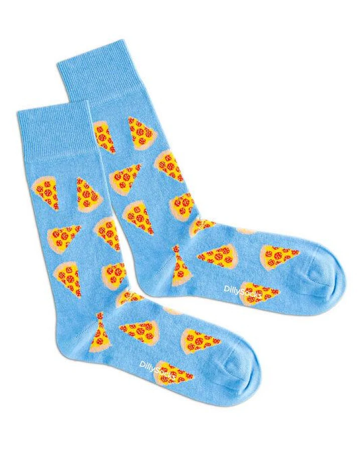 DillySocks Pizza Socken aus Biobaumwoll-Mix