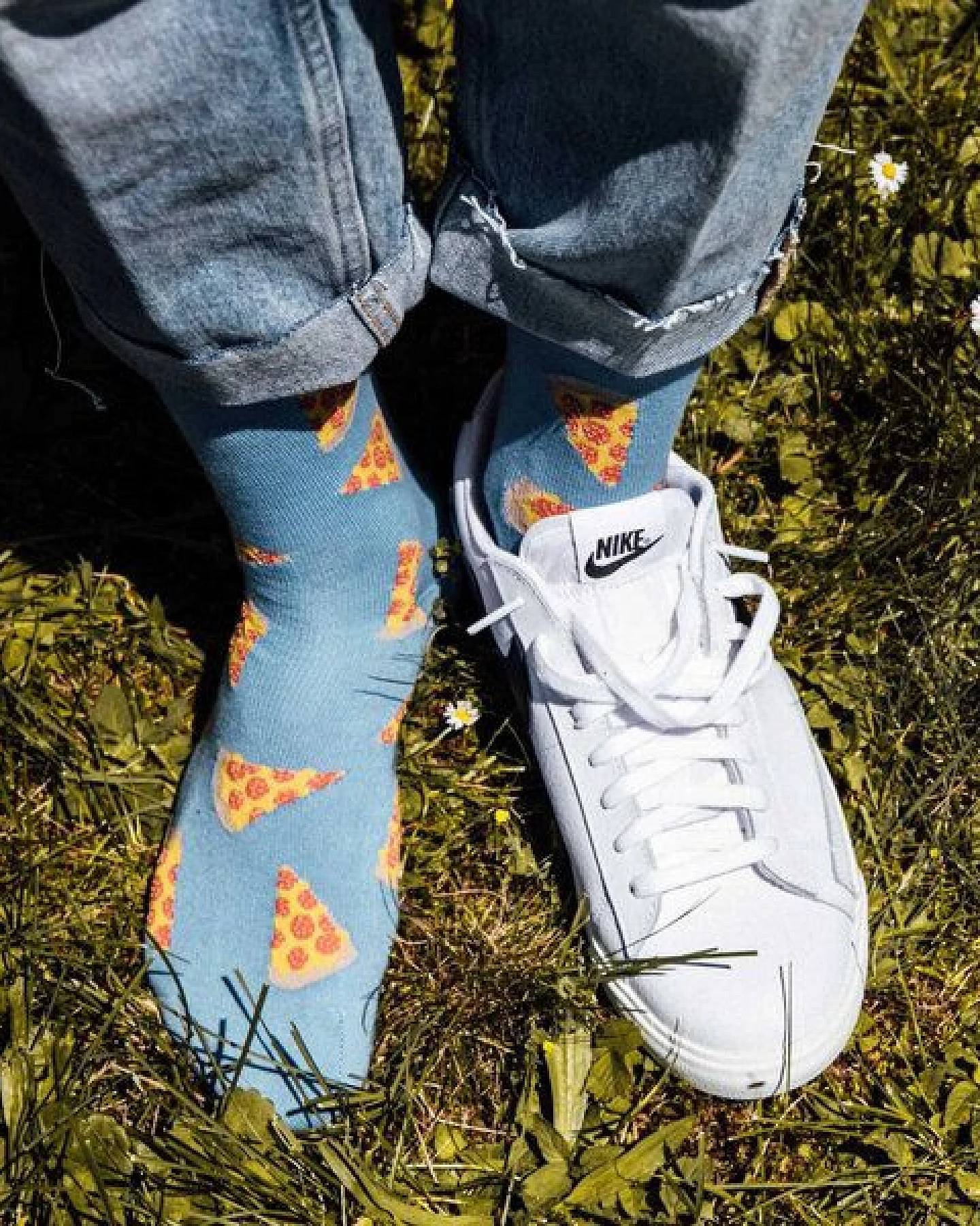 DillySocks Pizza Socken aus Biobaumwoll-Mix – Ansicht 3