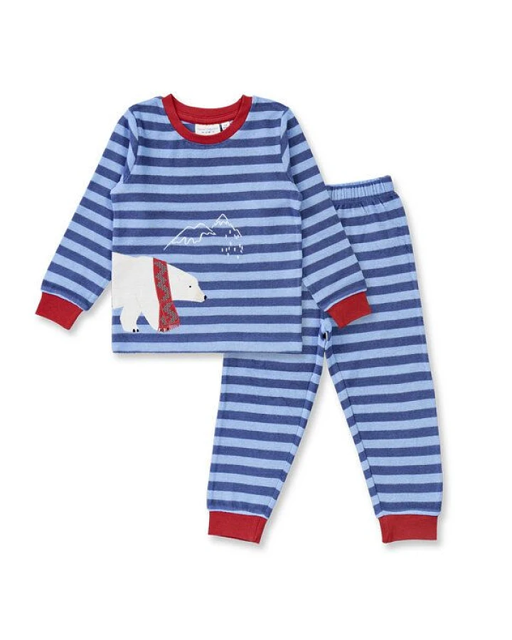 sense-organics Kinder Terry Schlafanzug, Modell LOHN JOHN TERRY