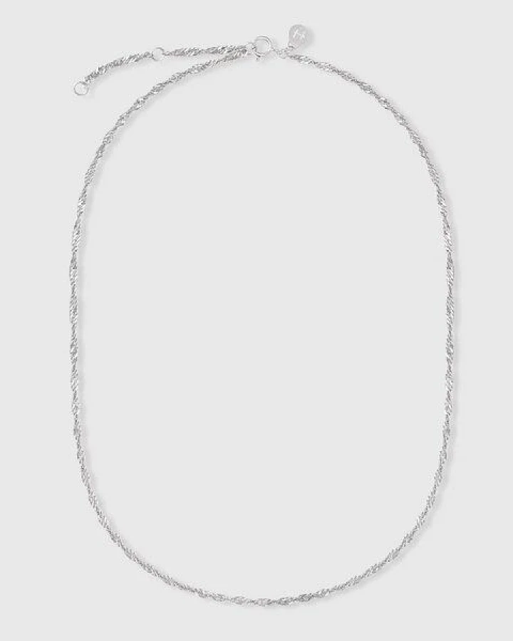 fejn jewelry Kette 'twisted chain' - gedrehte Gliederkette