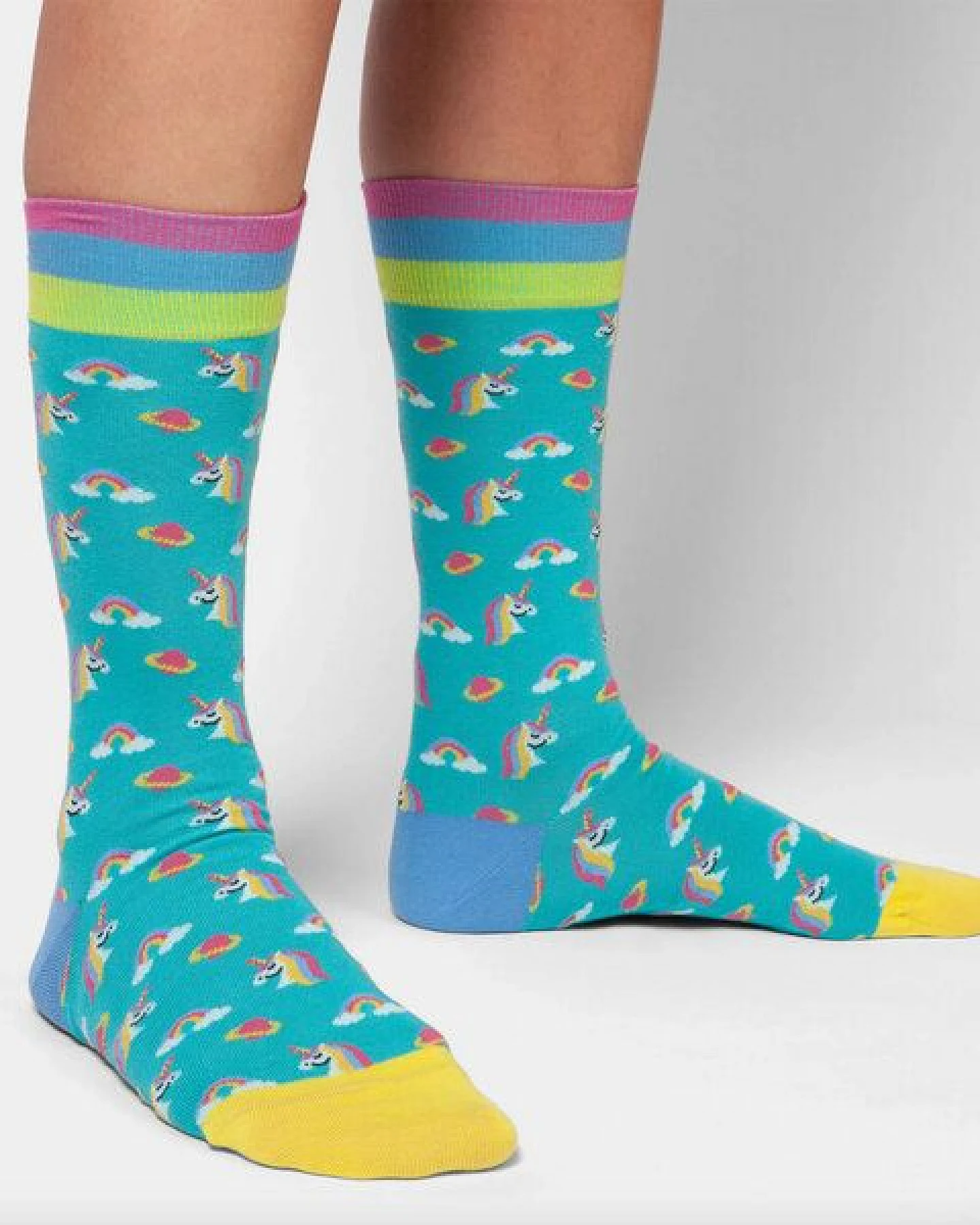 DillySocks Socken Rainbow Daydream aus Biobaumwoll-Mix – Ansicht 2