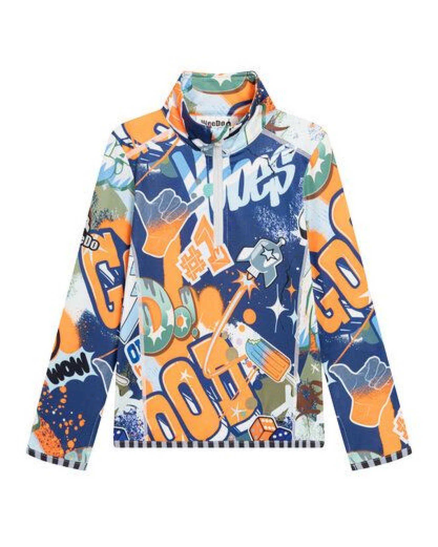 WeeDo Langarmshirt „Cosmo Sprayprint 26“ – Ansicht 2