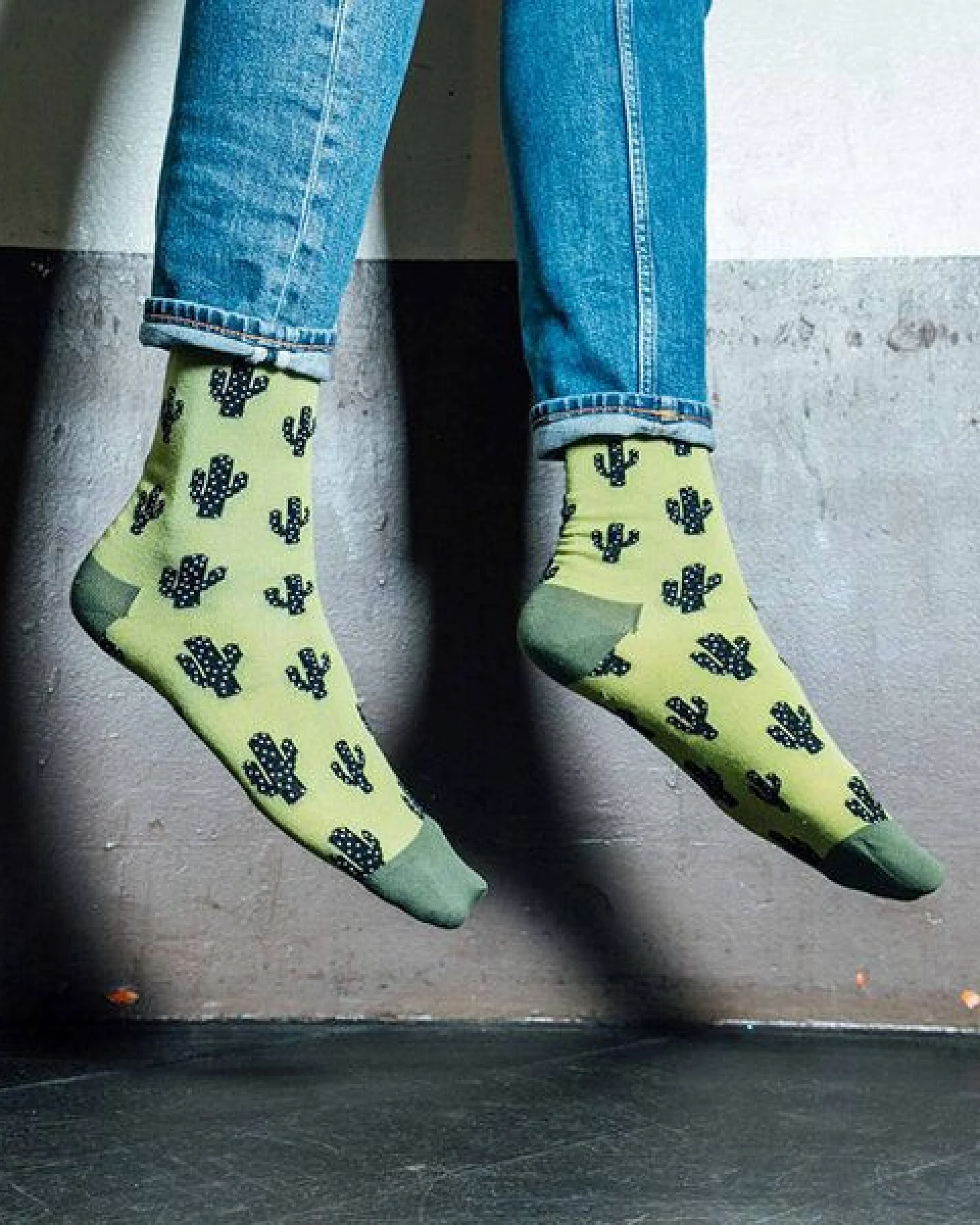 DillySocks Socken Garden Cactus aus Biobaumwoll-Mix – Ansicht 3