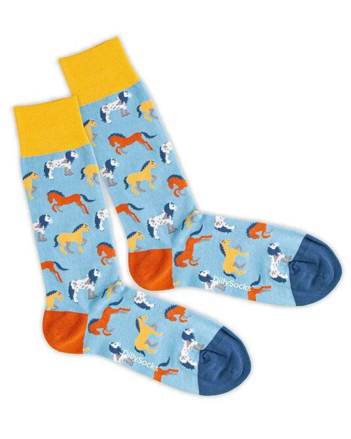 DillySocks Socken Horse Jump aus Biobaumwoll-Mix
