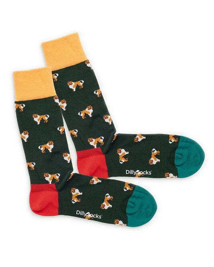 DillySocks Socken Who Let The Dogs Out aus Biobaumwoll-Mix