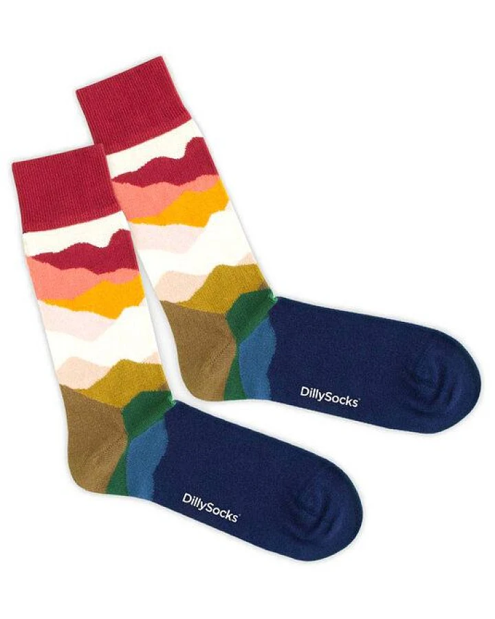 DillySocks Socken Wanderlust aus Biobaumwoll-Mix
