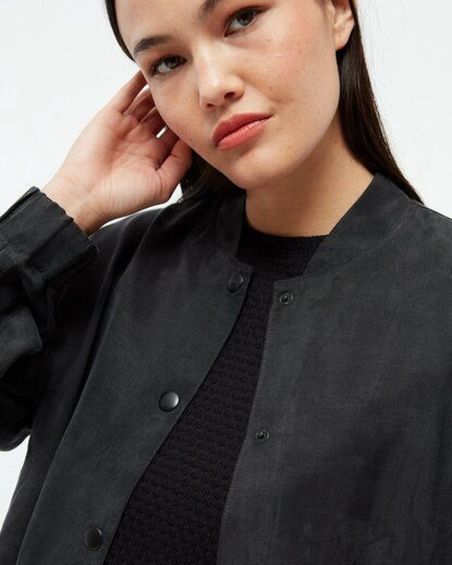 Givn Berlin Blousonjacke GBLORELLA relaxed aus TENCEL mit Peach-Effekt – Ansicht 4